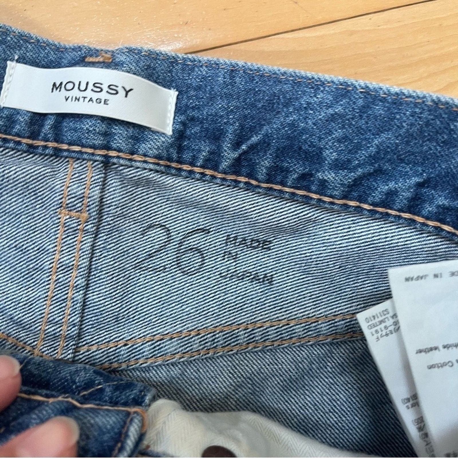 MOUSSY Moussy Vintage Cut Off Shorts sz 26 Distressed Button Fly Size 26" / US 2 / IT 38 - 4 Thumbnail