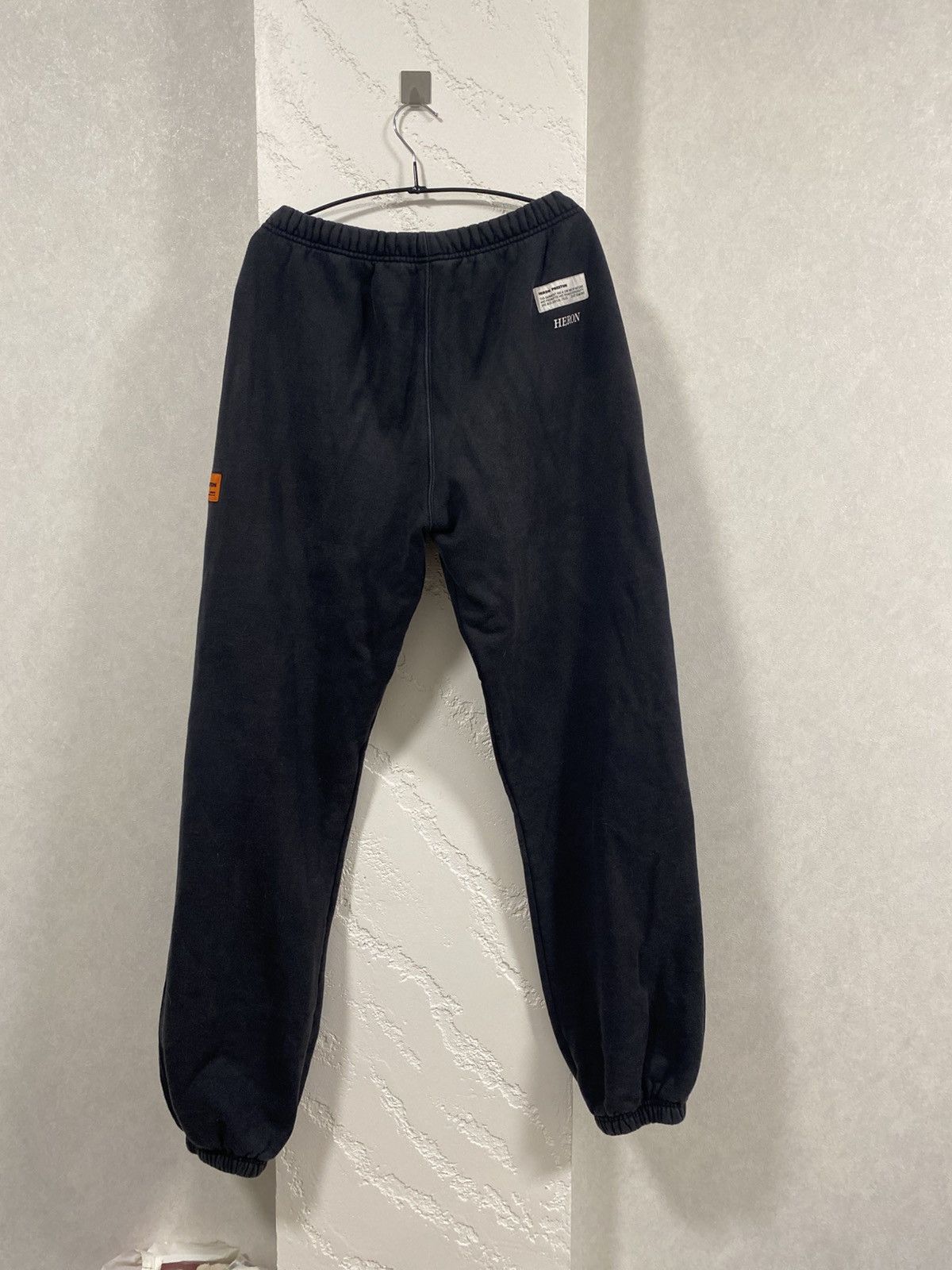 Heron Preston Heron Preston Dark Grey Washed Sweatpants Size: L Size US 34 / EU 50 - 9 Thumbnail
