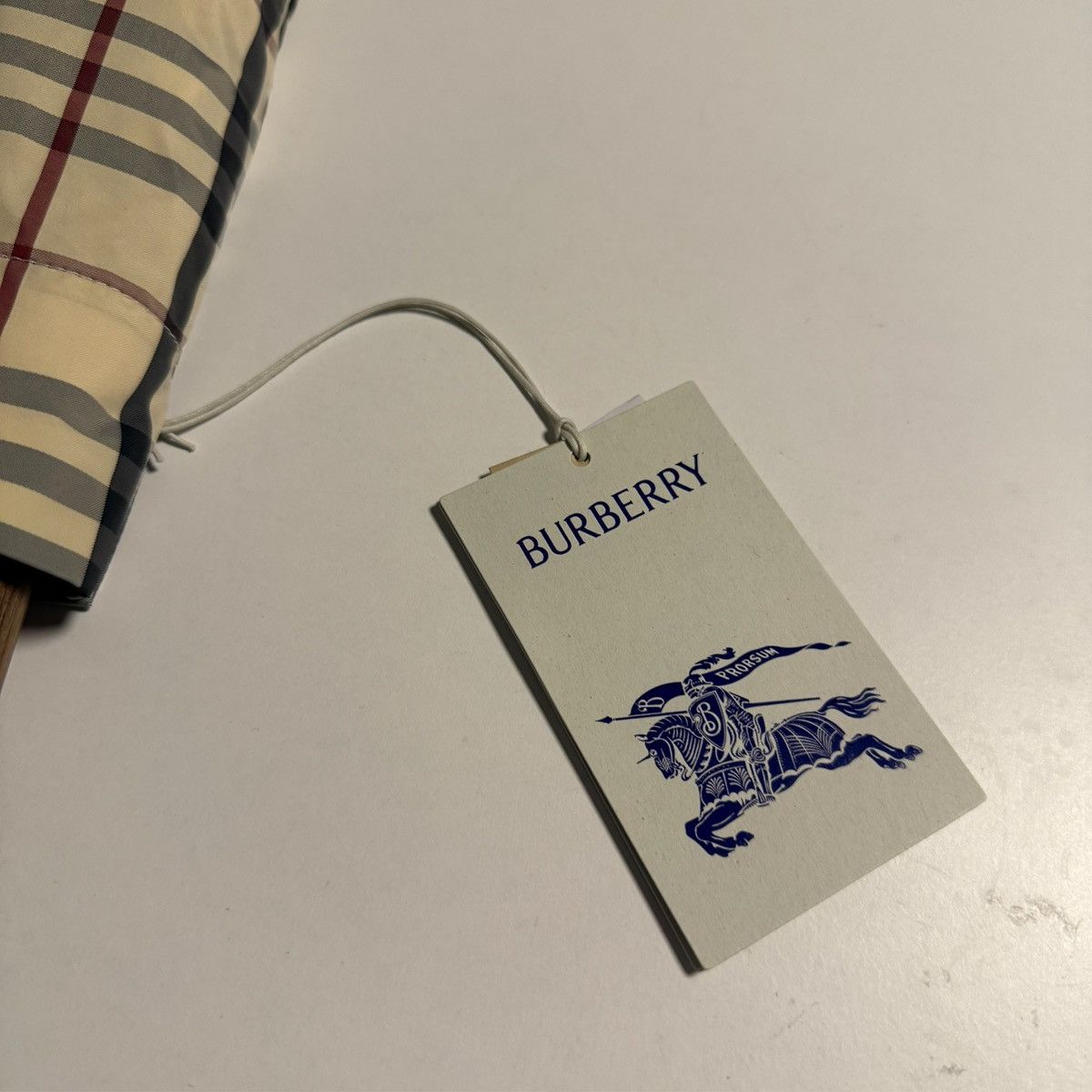 Burberry Burberry Check Folding Umbrella Size ONE SIZE - 3 Thumbnail