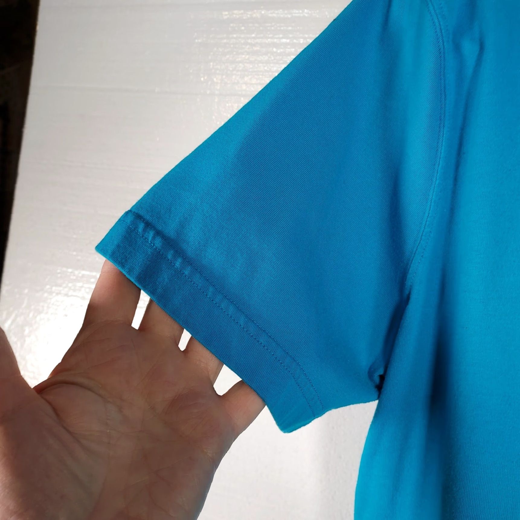 Vintage Saddlebred Shirt Polo Golf Light Blue XL Short Sleeve Mens Regular Blue 60% Cotton 40% Polyester Polo Shirt Size US XL / EU 56 / 4 - 6 Thumbnail