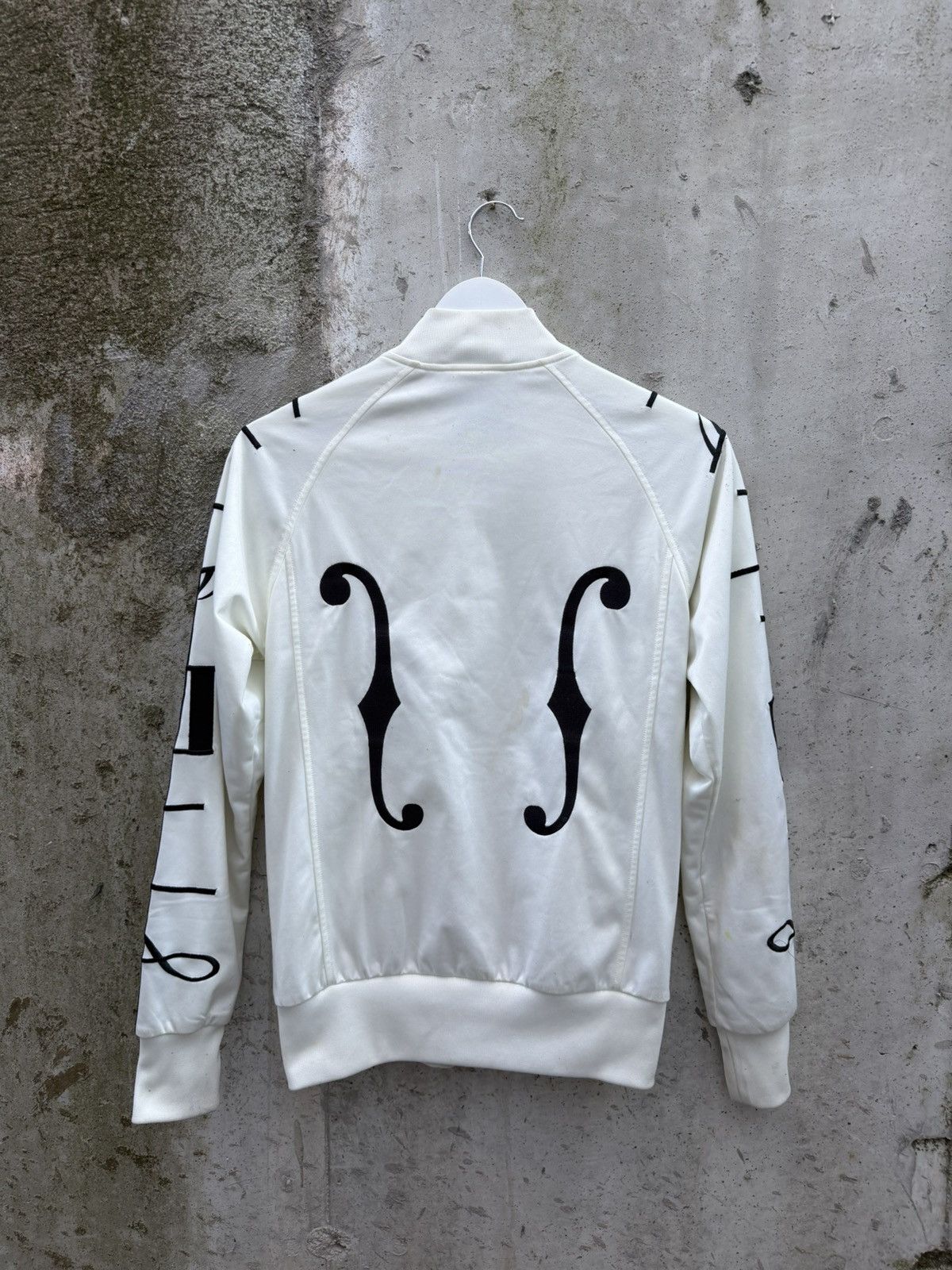 Adidas × Jeremy Scott Jeremy Scott X Adidas Musical Note White Track Jacket Size US XS / EU 42 / 0 - 2 Thumbnail