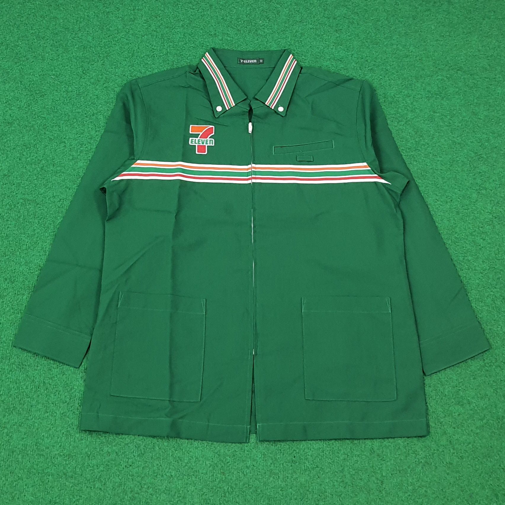 Japanese Brand Vintage 7 Eleven Japan Staff Uniform Jacket C276N4 Size US M / EU 48-50 / 2 - 1 Thumbnail