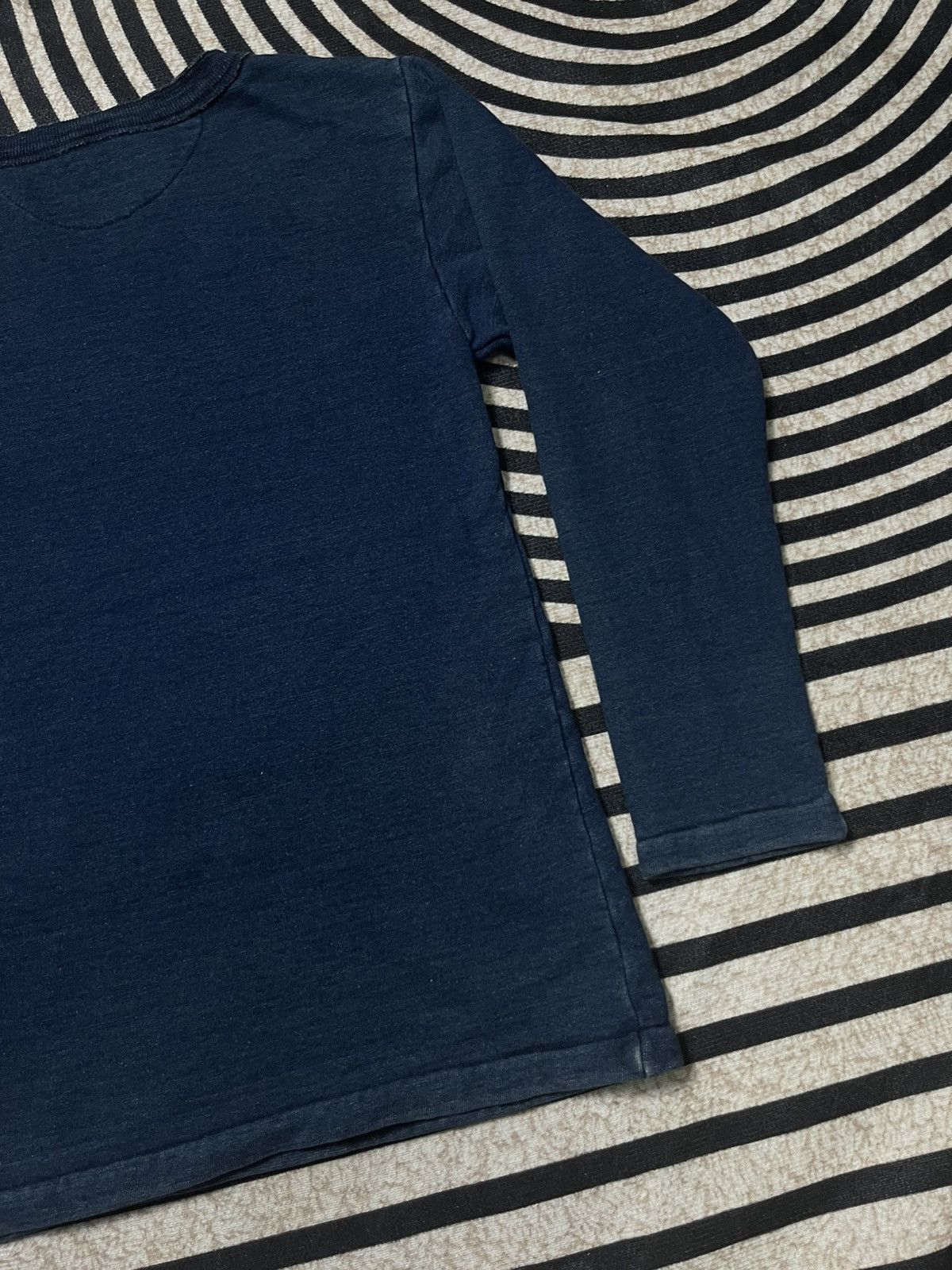 45rpm 90s 45RPM SWEATSHIRT LONG SLEEVE INDIGO DYE V-NECK Size US S / EU 44-46 / 1 - 15 Thumbnail