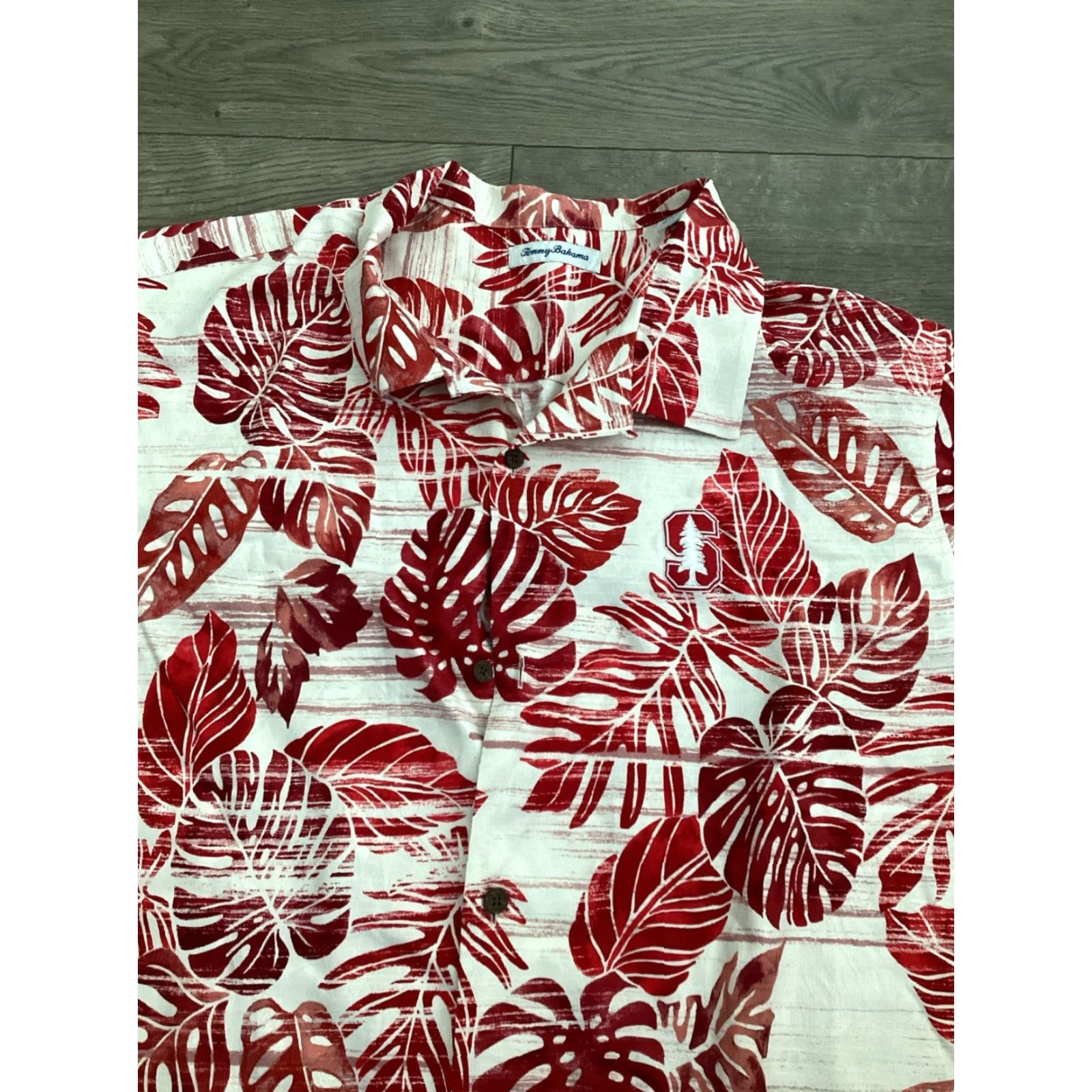 Tommy Bahama VINTAGE Tommy Bahama Silk Hawaiian Aloha Shirt Red XXL Men's Size US XXL / EU 58 / 5 - 2 Thumbnail