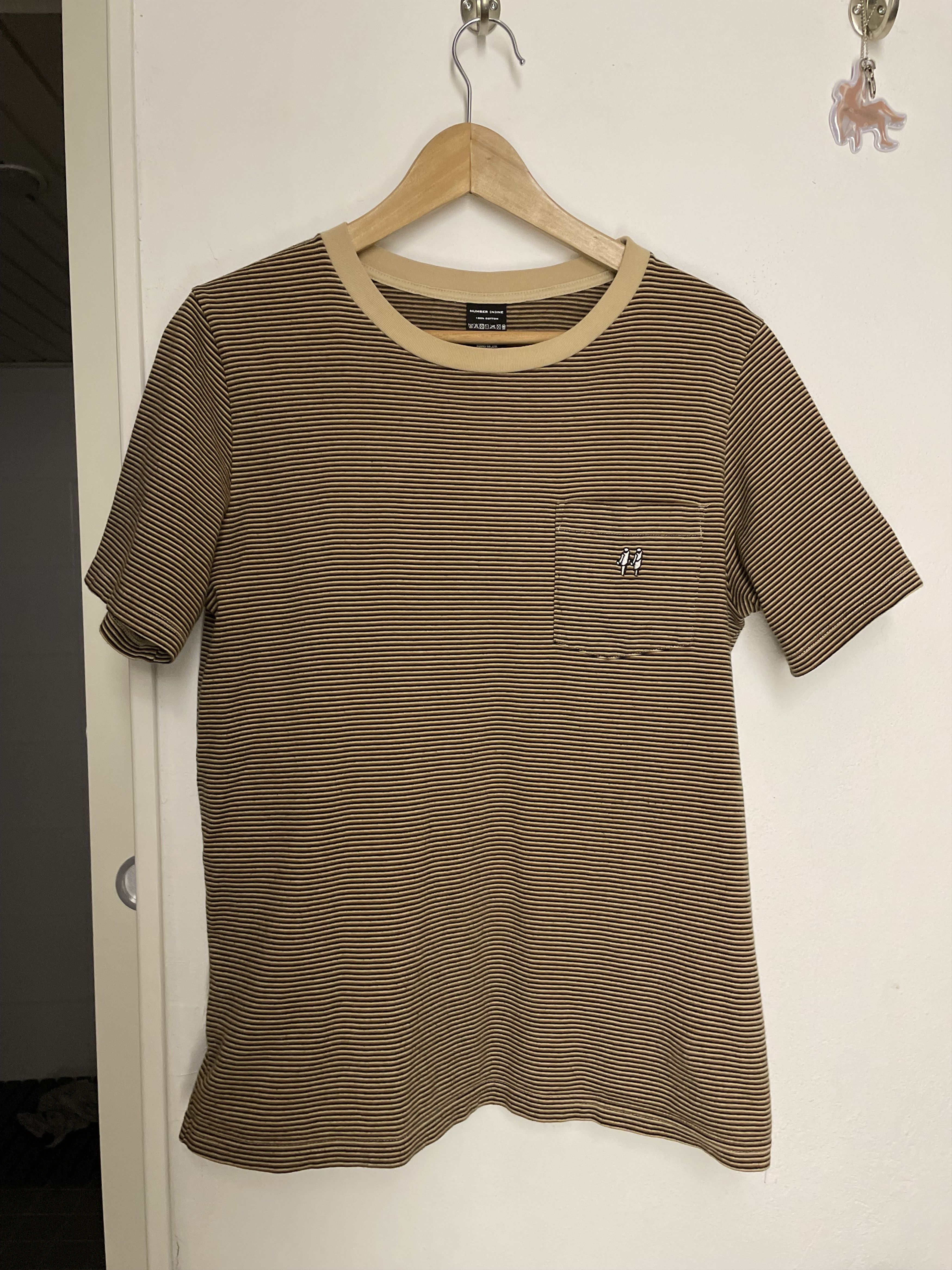 Pocket detail Number (N)ine brown shortsleeve T-shirt