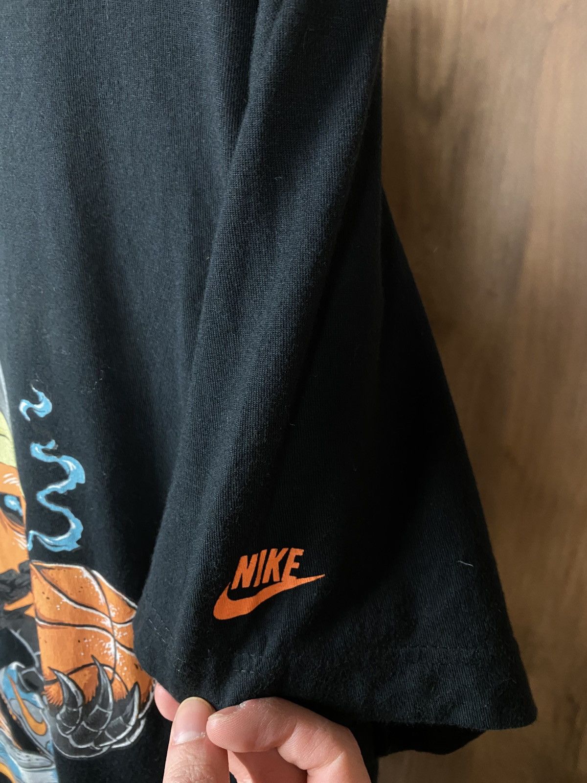 Nike 🏀Vintage 00s T-Shirt Nike Basketball Robot VTG Tee🏀 Size US L / EU 52-54 / 3 - 6 Thumbnail