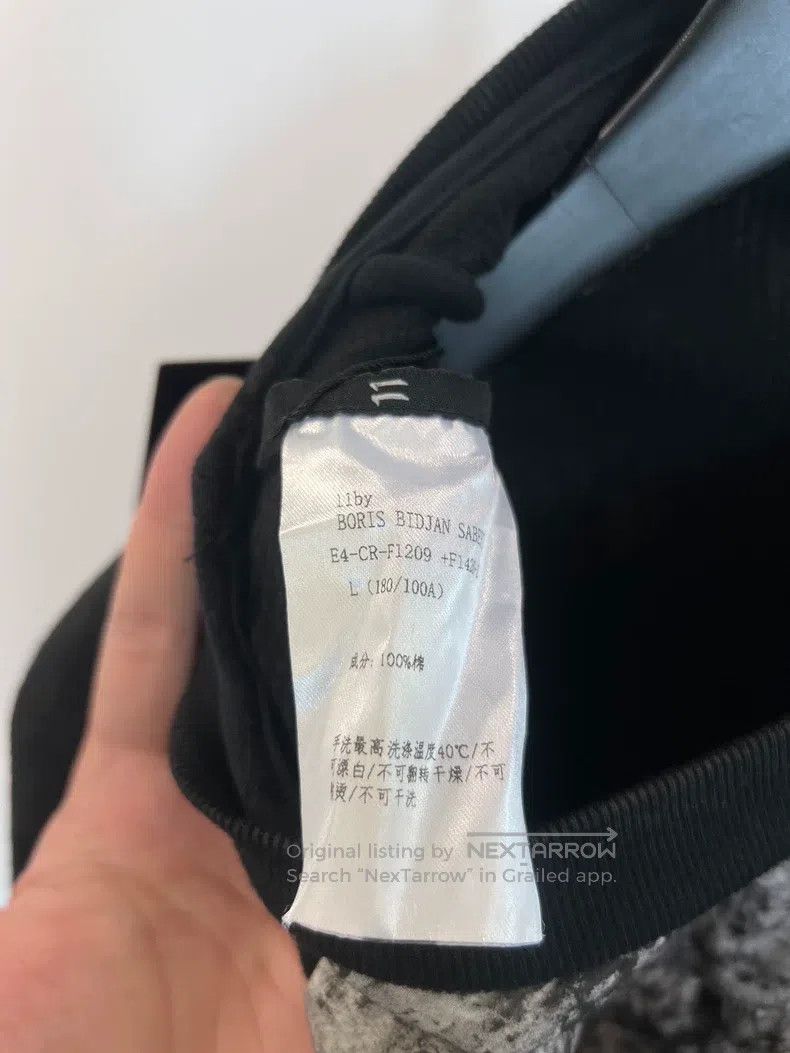 Boris Bidjan Saberi Boris Bidjan Saberi Inkjet dyed patchwork crew neck long-s Size US L / EU 52-54 / 3 - 5 Thumbnail