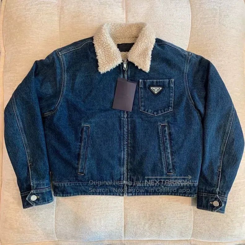 Prada Prada Washed blue denim jacket Size US L / EU 52-54 / 3 - 1 Thumbnail