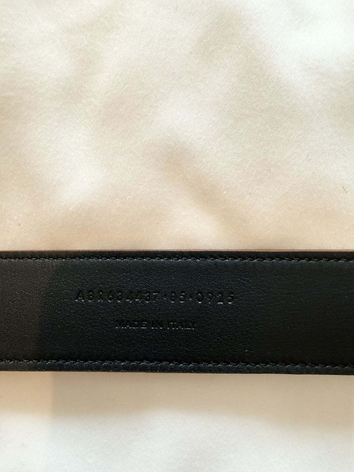 Saint Laurent Paris SAINT LAURENT CASSANDRE SUEDE BELT Size ONE SIZE - 6 Thumbnail