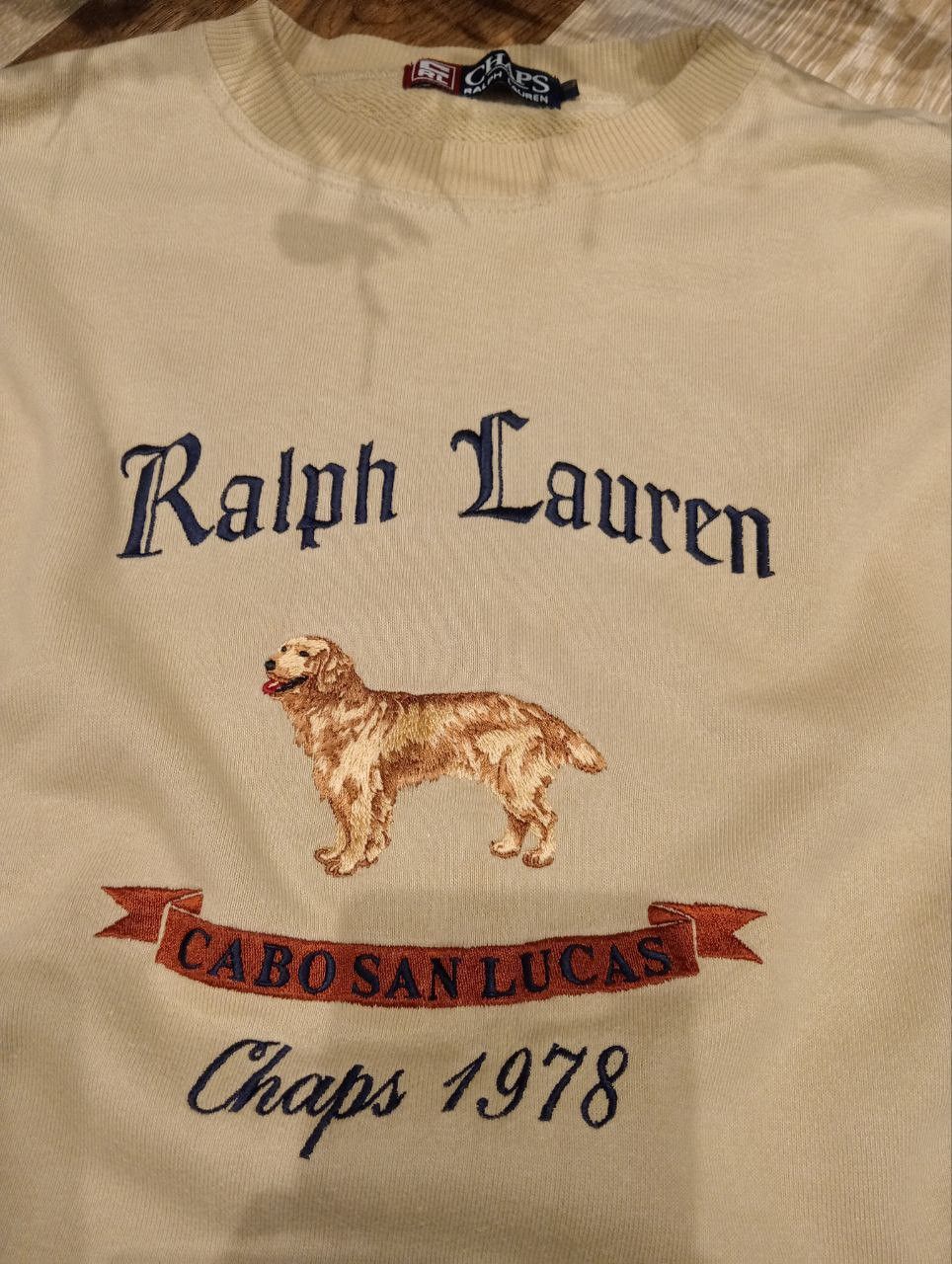 Chaps Ralph Lauren VINTAGE RALPH LAUREN CABO SAN LUCAS SWEATSHIRT - SIZE L Size US L / EU 52-54 / 3 - 5 Thumbnail