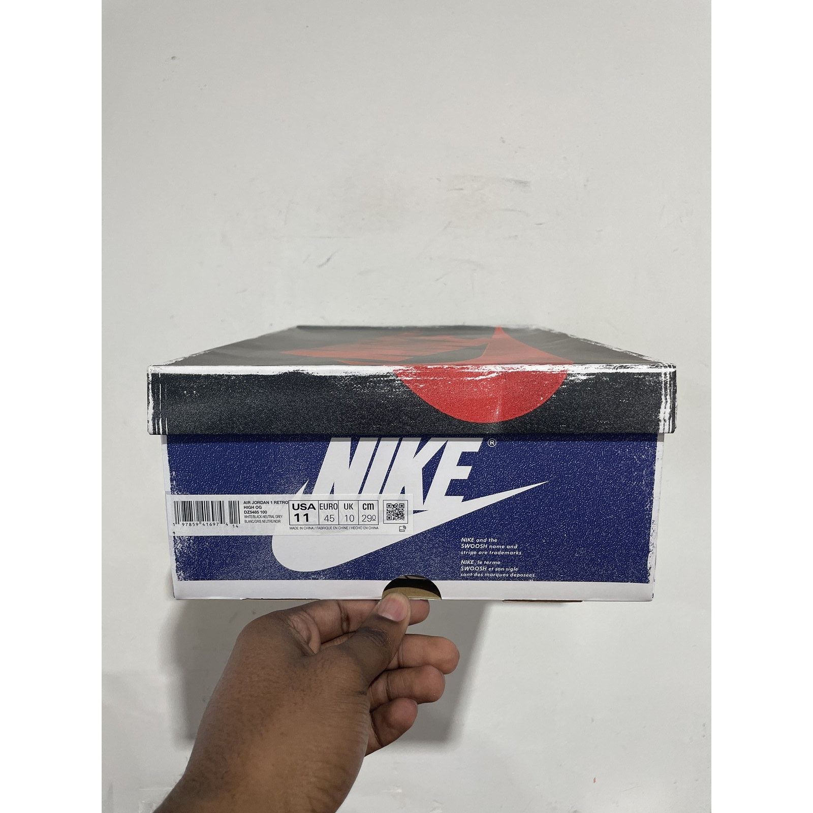 Nike NIKE JORDAN 1 HIGH RARE AIR SIZE 11 PREOWNED Size US 11 / EU 44 - 8 Thumbnail