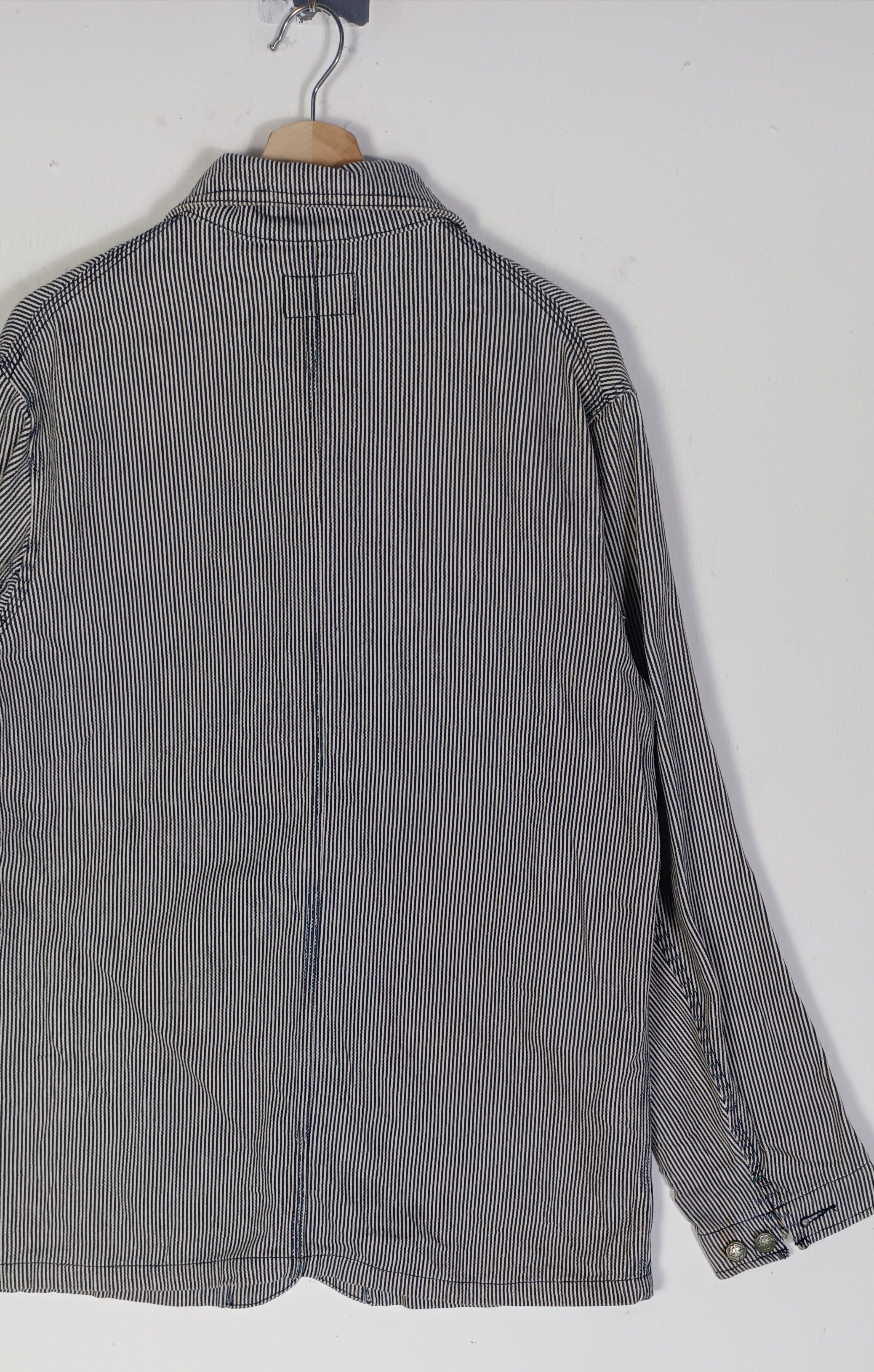 Oshkosh 💥Rare💥Oshkosh Classic Vintage Hickory Workers Chore Jacket Size US L / EU 52-54 / 3 - 9 Thumbnail
