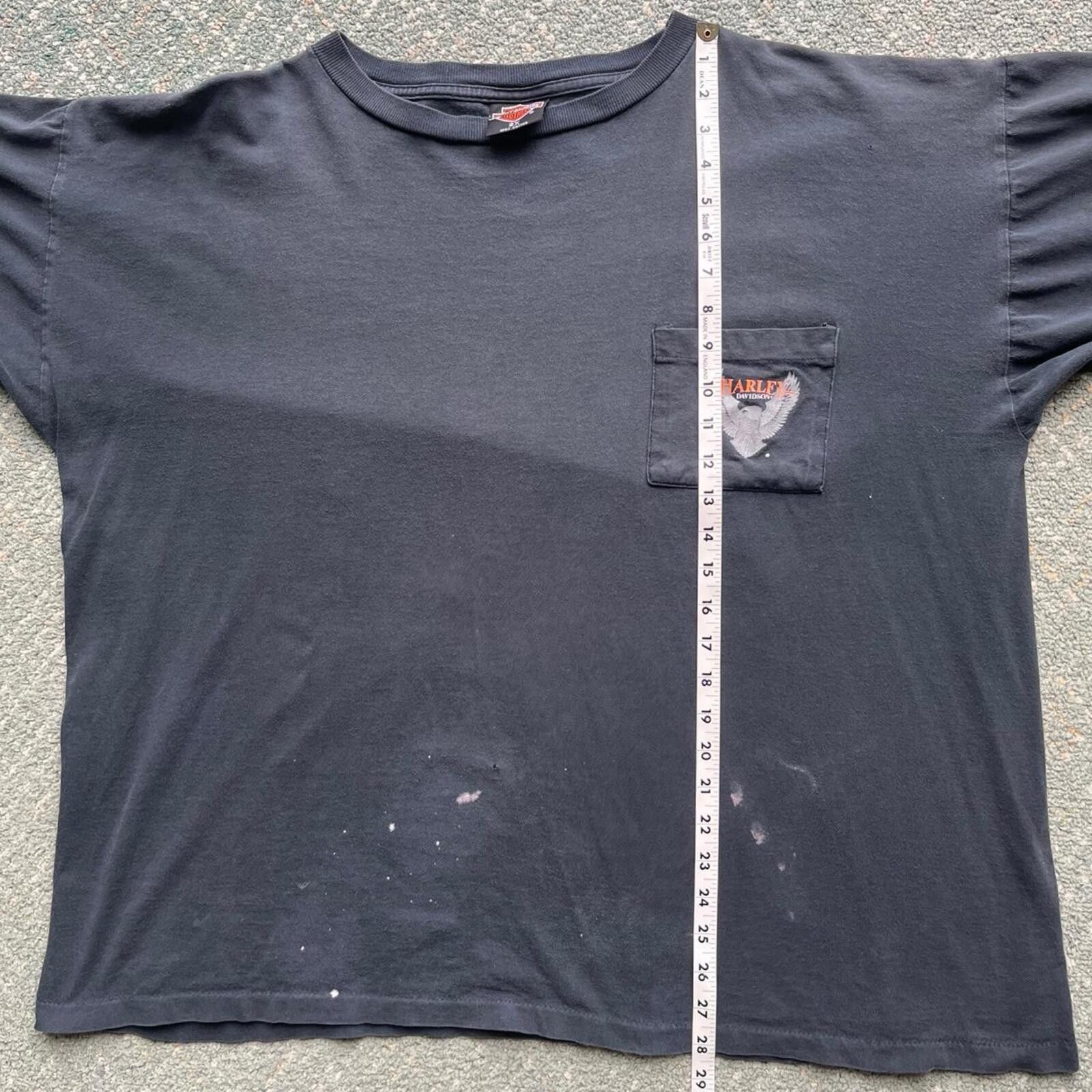 Harley Davidson Vintage 1990s Harley Davidson Graphic T-Shirt Size 2XL Size US XXL / EU 58 / 5 - 8 Thumbnail