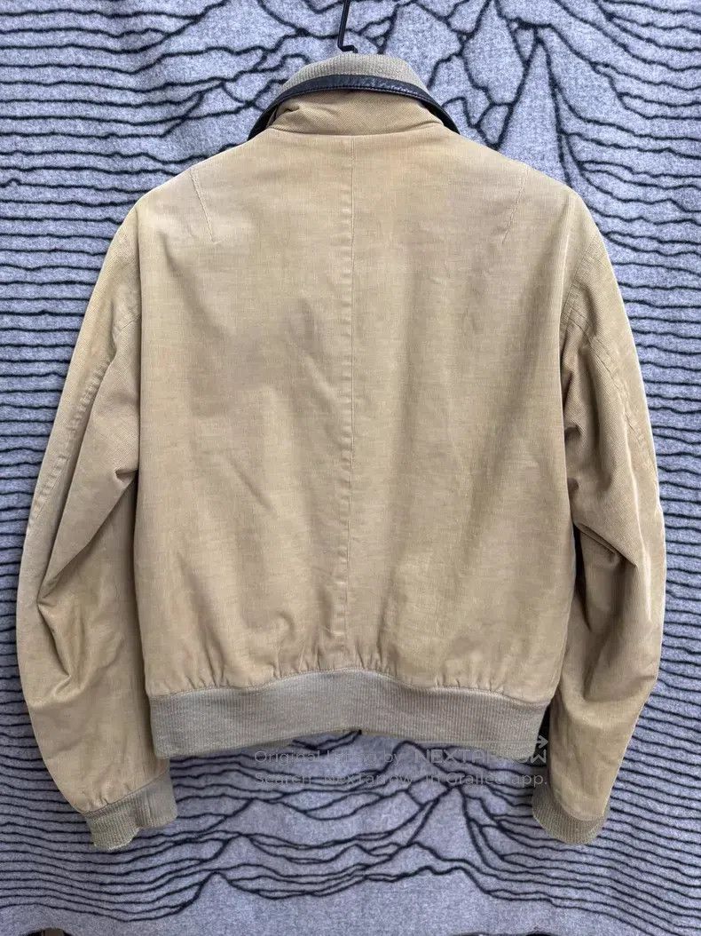 Dries Van Noten DRIES VAN NOTEN Corduroy Patchwork Leather Collar Jacket Size US M / EU 48-50 / 2 - 8 Thumbnail