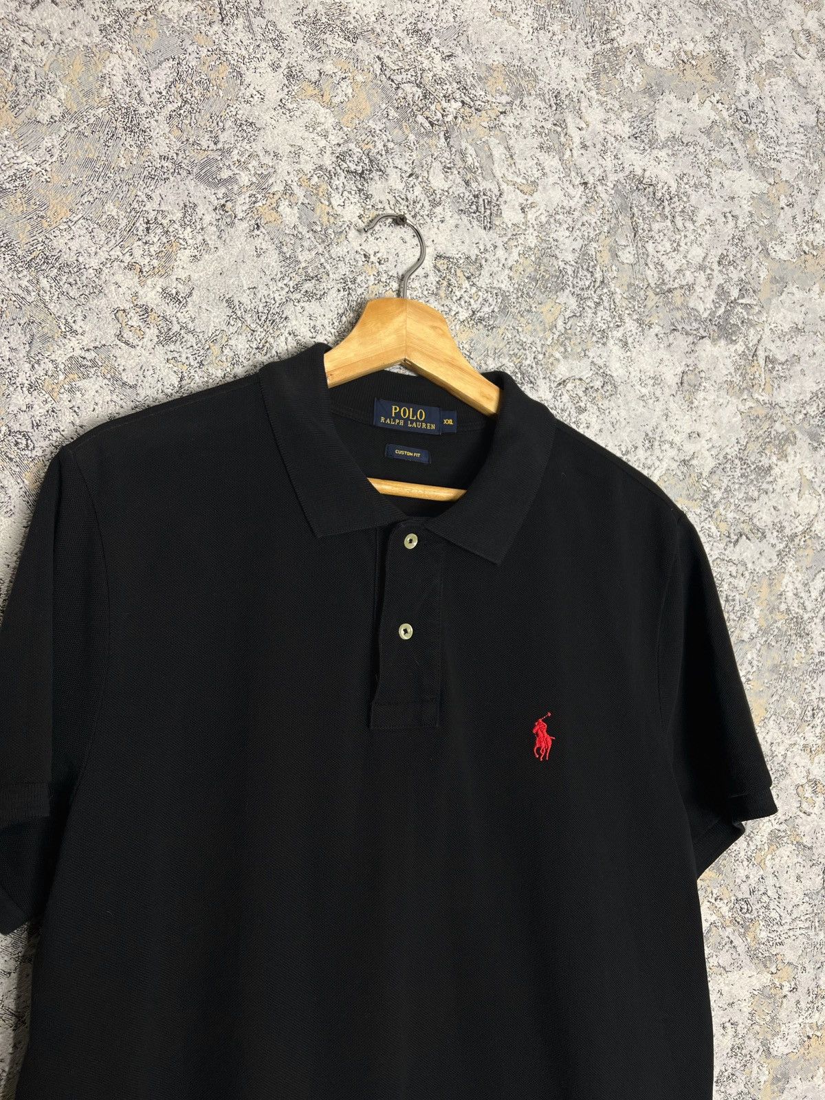 Polo Ralph Lauren × Ralph Lauren Polo Ralph Lauren Short Sleeve Polo T Shirt Custom Slim Fit Size US XL / EU 56 / 4 - 2 Thumbnail