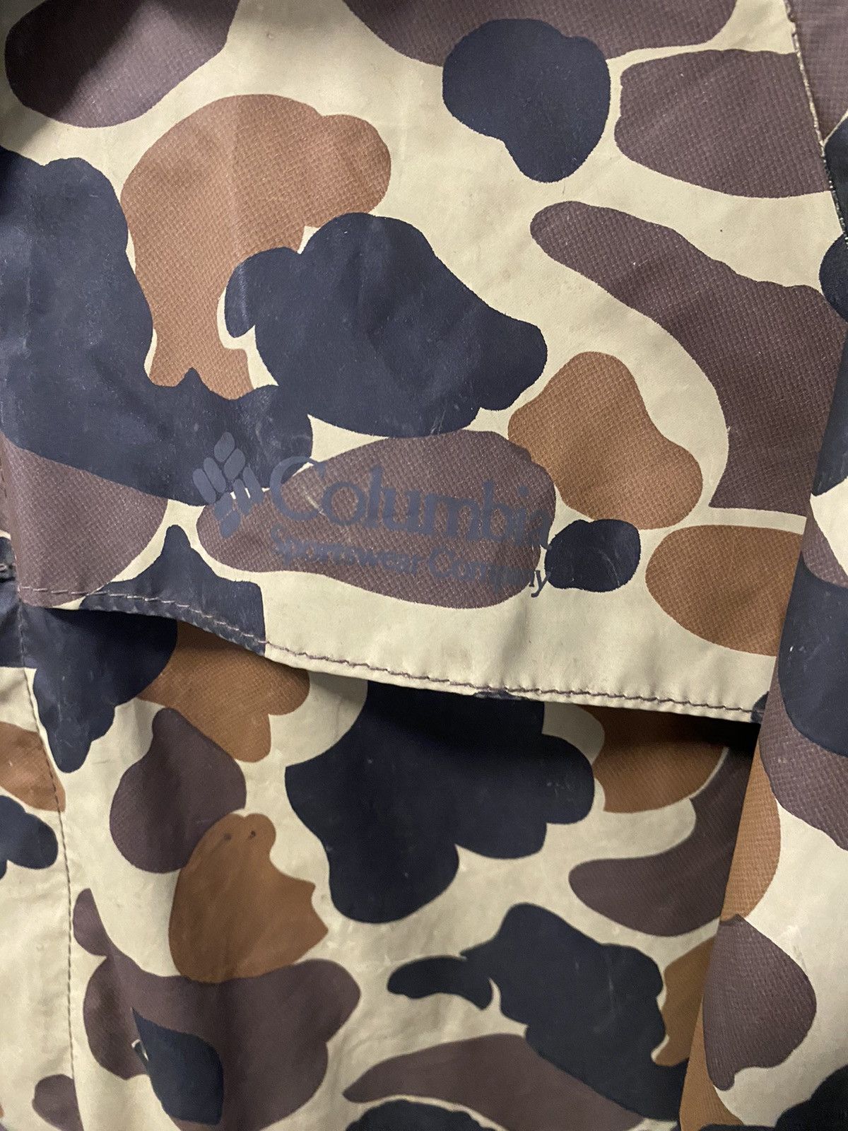 Columbia × Vintage 1990’s Columbia Camo Jacket Size US XL / EU 56 / 4 - 2 Thumbnail
