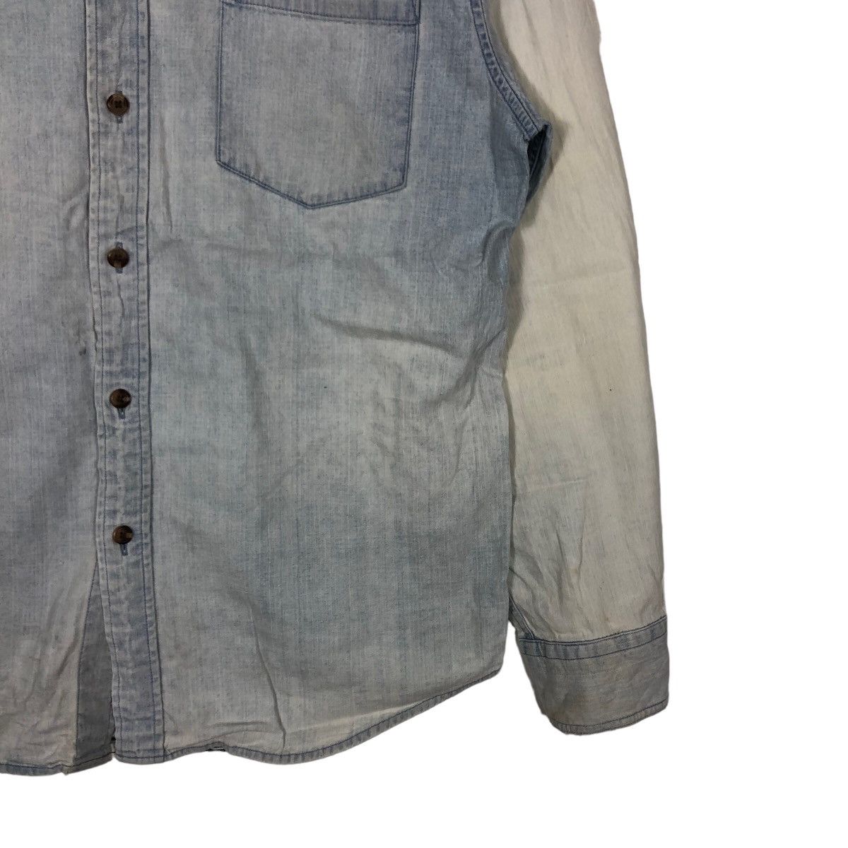 Japanese Brand 🔥90’s Vintage Chambray Shirts Chaps Denim Size US L / EU 52-54 / 3 - 5 Thumbnail