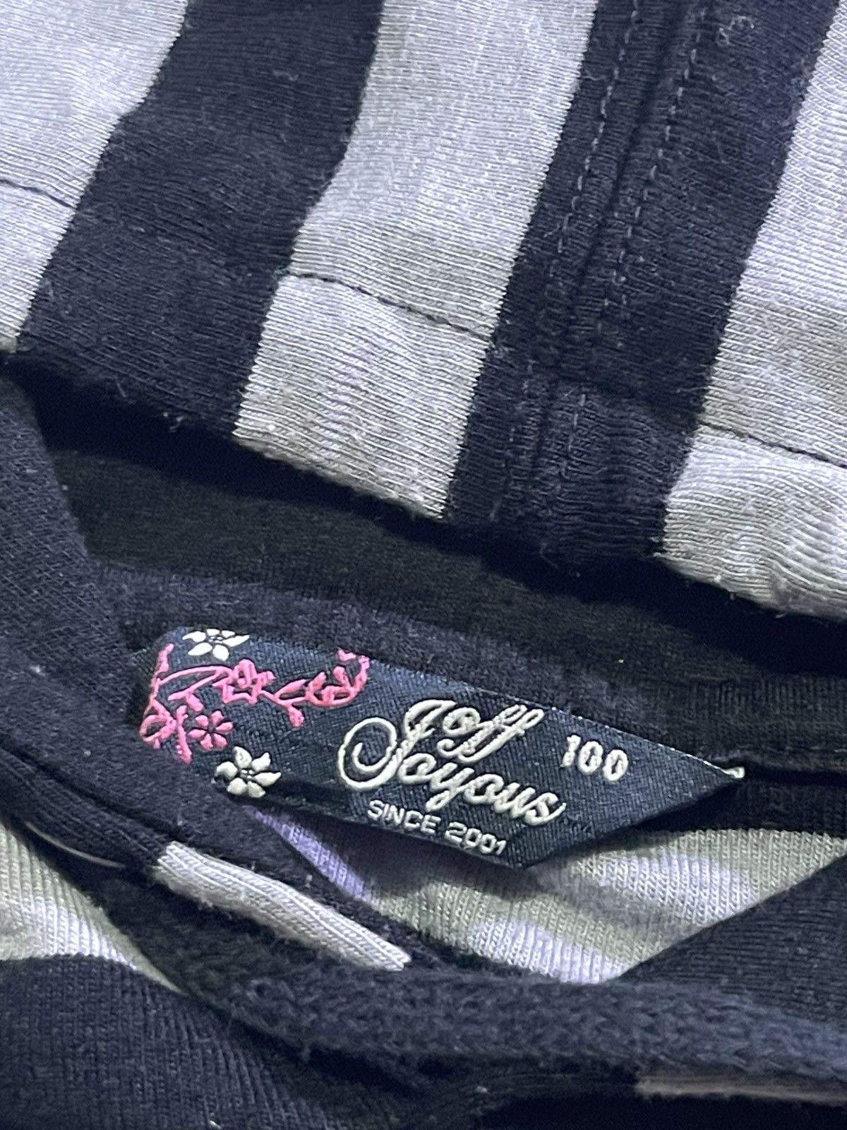Hysteric Glamour JOYOUS Y2K HOODIE WITH STRIPED PATTERN Size US M / EU 48-50 / 2 - 8 Thumbnail