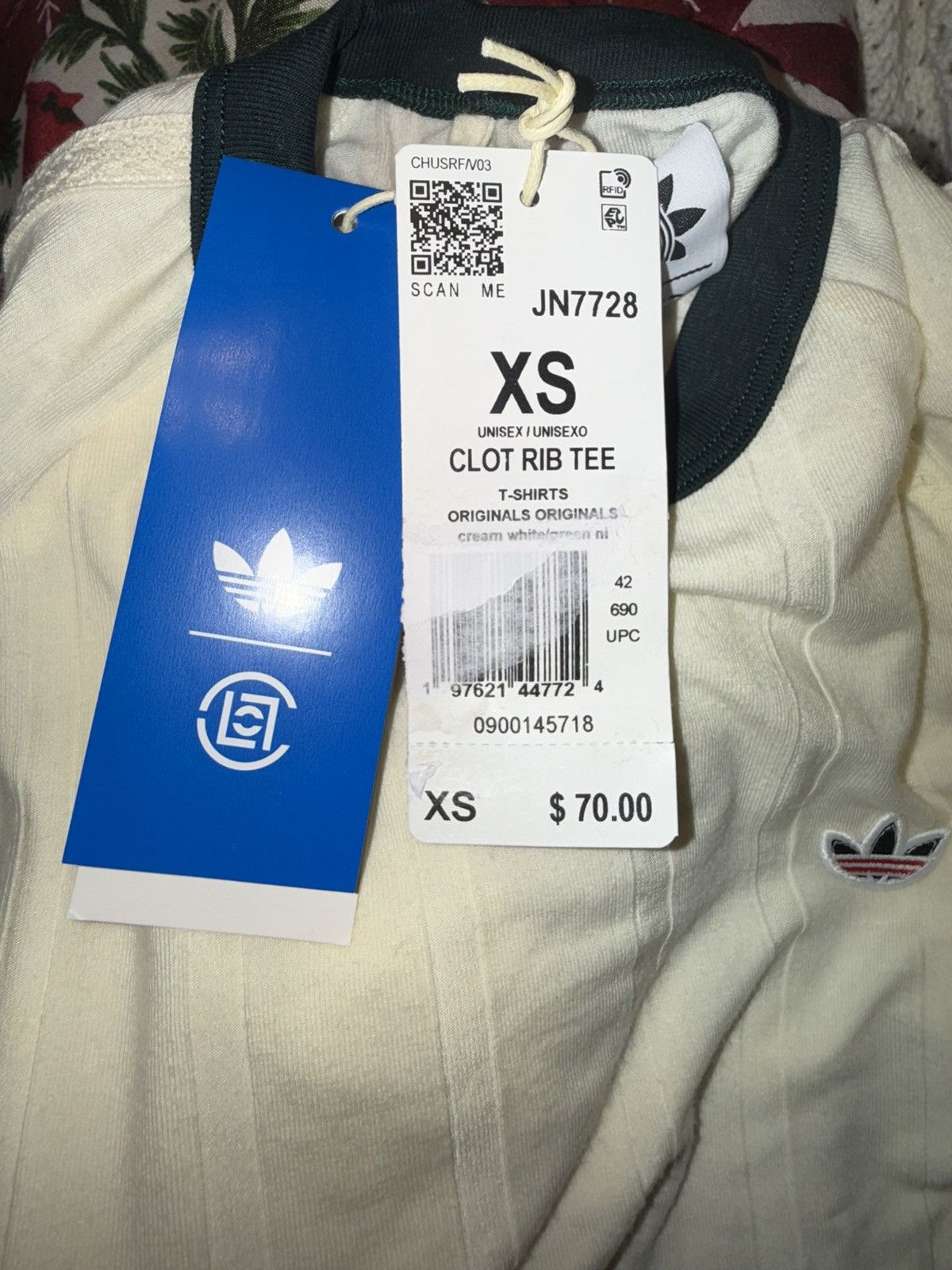 Adidas × CLOT Adidas x CLOT Ribbed Shirt Size US XS / EU 42 / 0 - 5 Thumbnail