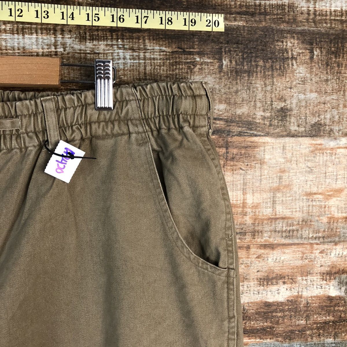 Japanese Brand Japanese Brand Brown Cargo Multipocket Pants #A2420 Size US 35 - 8 Thumbnail