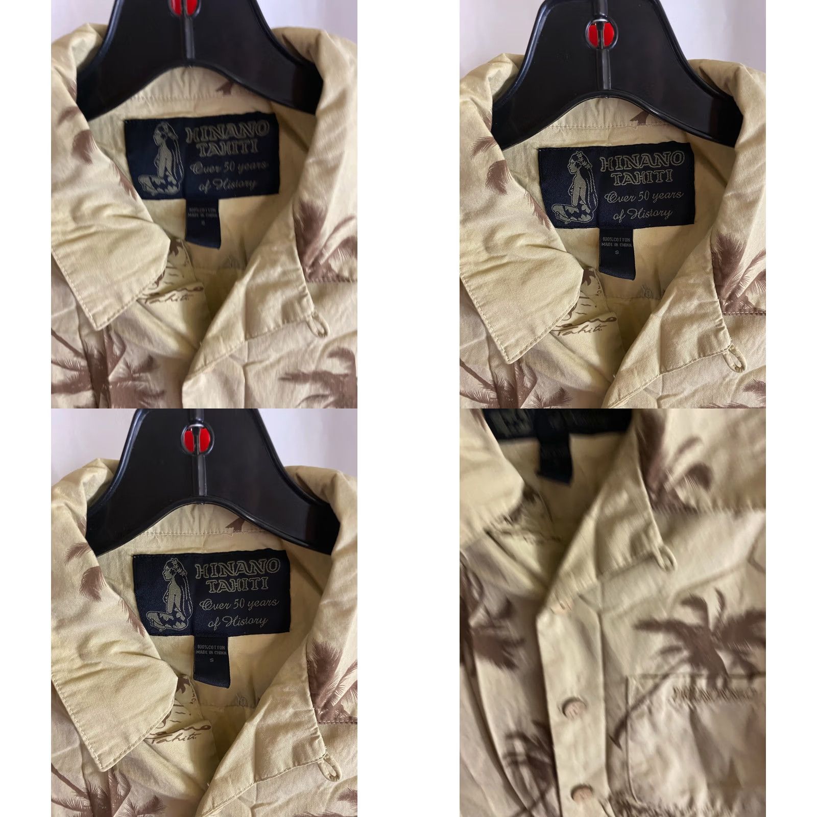 Vintage Hinano Tahiti SHIRT SHORT SLEEVE BUTTON UP Small S Mens Size US S / EU 44-46 / 1 - 8 Thumbnail
