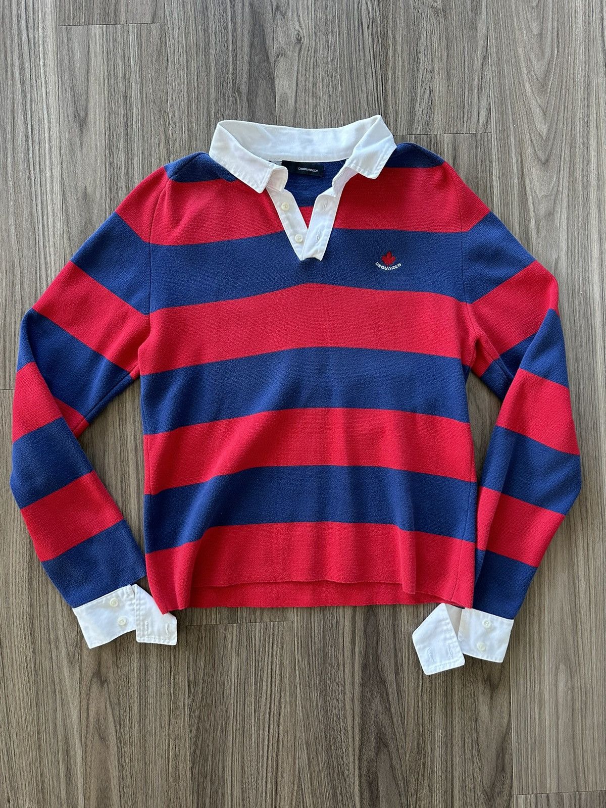 Dsquared2 🚨Surf Camp Milan SS2004 Rugby Pullover Size US L / EU 52-54 / 3 - 1 Thumbnail