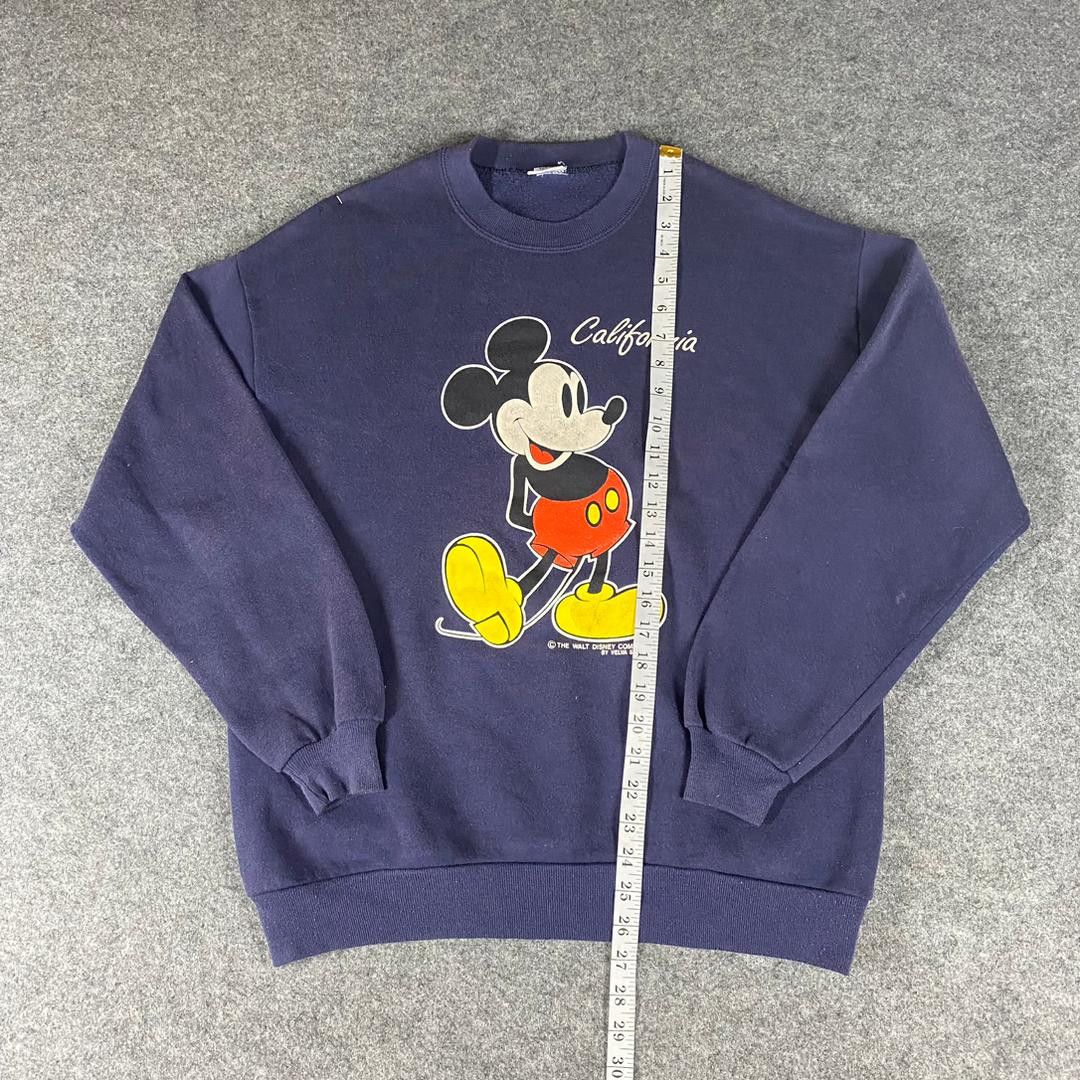 Mickey Mouse Vintage 90s Mickey Mouse Sweatshirt Size US L / EU 52-54 / 3 - 4 Thumbnail
