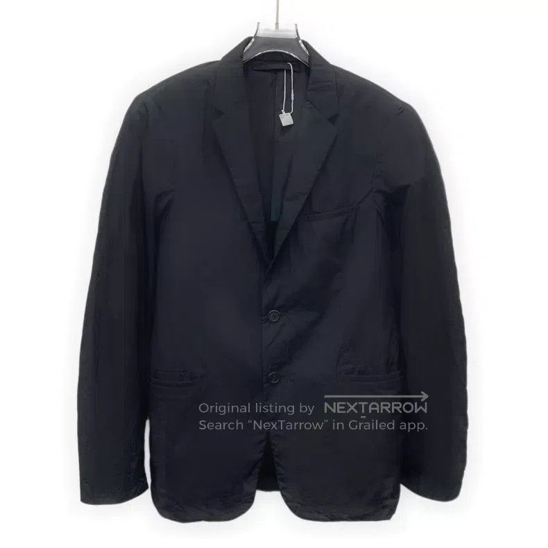 Prada Prada Black nylon lapel single-breasted long-sleeved suit Size US M / EU 48-50 / 2 - 1 Thumbnail