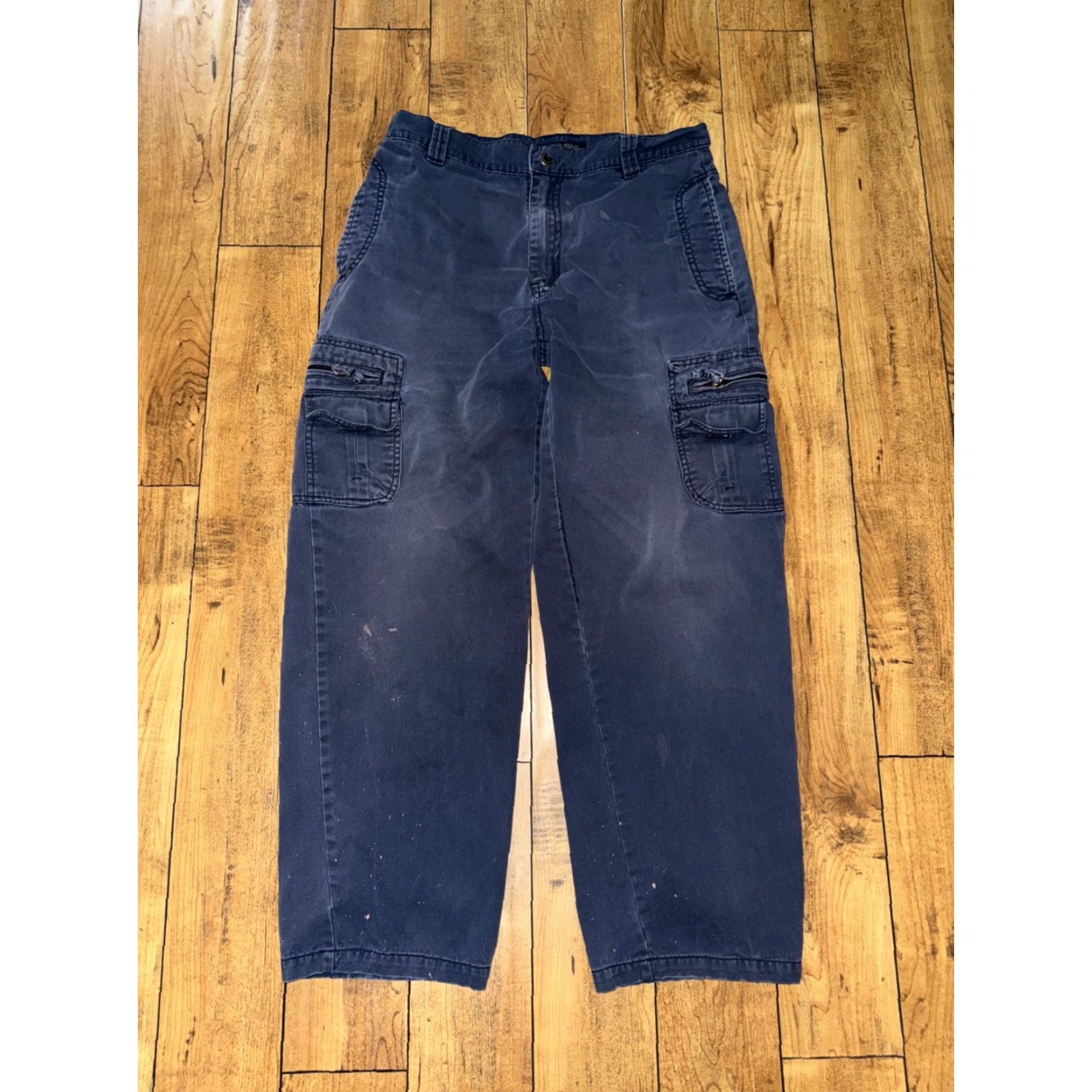 Faded Glory VINTAGE Faded Glory Cargo Pants Blue 33x31 Men Pants Regular Size 33 31 Inseam Size US 33 - 6 Thumbnail