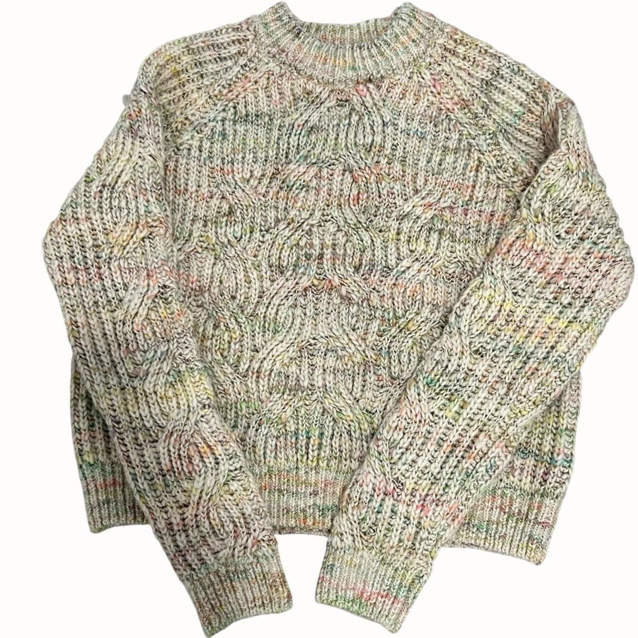 Scotch & Soda Scotch & Soda Multicolor Melange Cable Knit Sweater Small Size S / US 4 / IT 40 - 8 Thumbnail