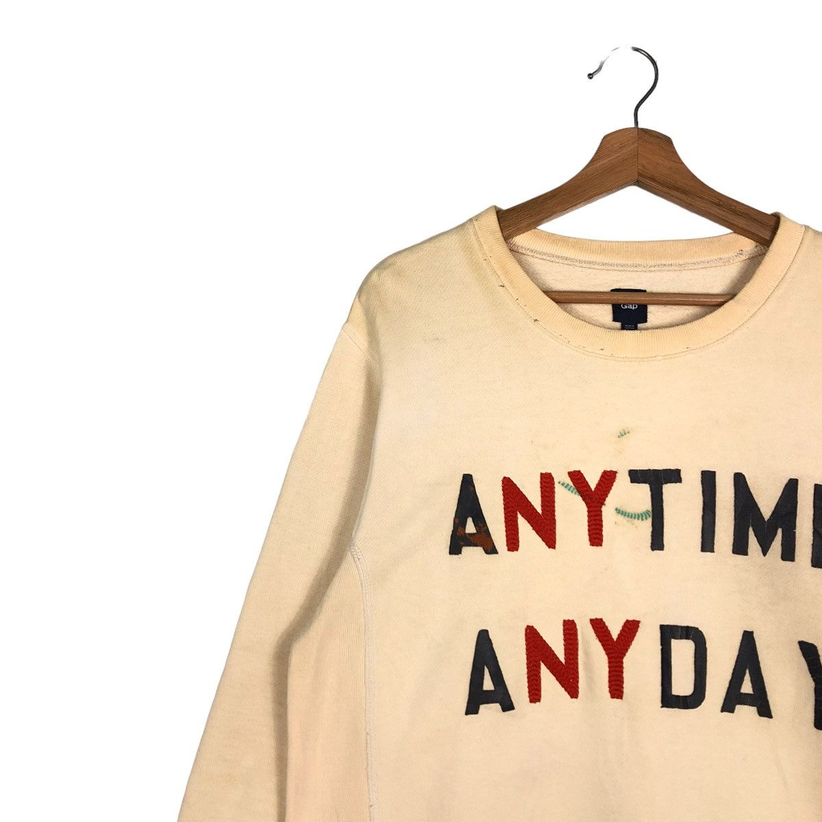 Japanese Brand 🔥VINTAGE SWEATSHIRT CREWNECK GAP BIG LOGO SPELL OUT Size US L / EU 52-54 / 3 - 7 Thumbnail