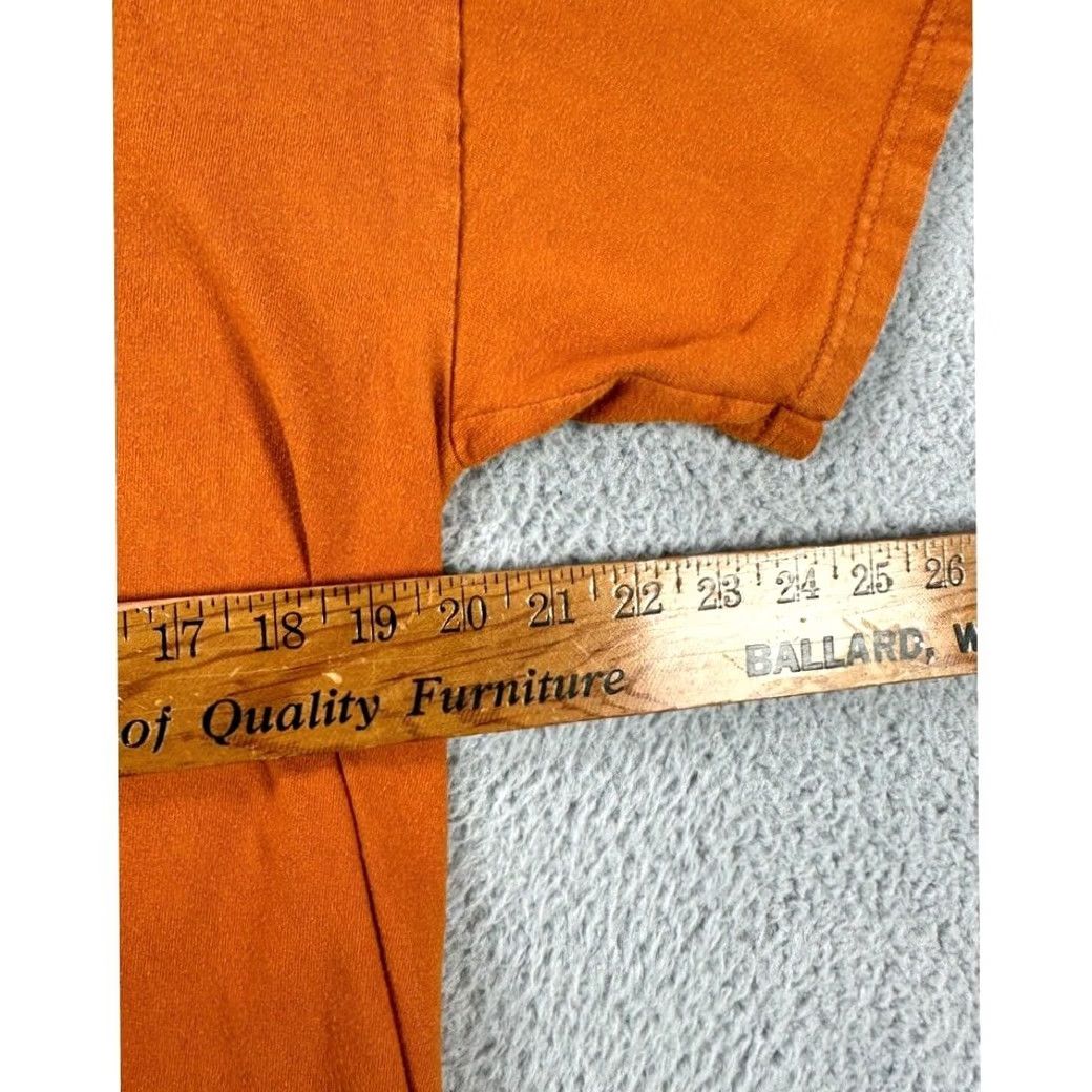 Harley Davidson Harley Davidson Shirt Mens Large Orange Cotton T-Shirt Tee Made In USA Deadwood Size US L / EU 52-54 / 3 - 6 Thumbnail