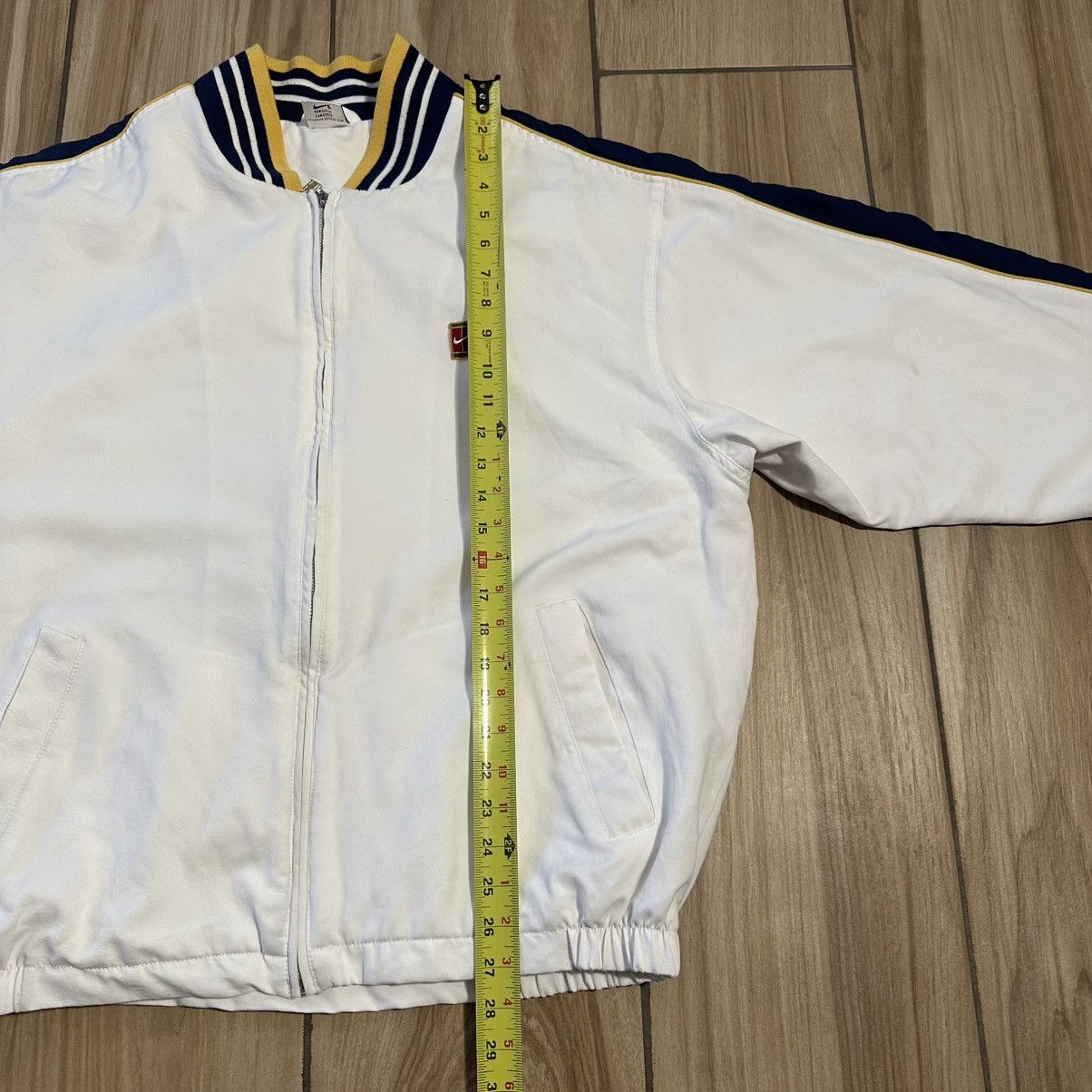 Vintage 90s Nike Court Challenge Bomber Jacket Zip Agassi XL