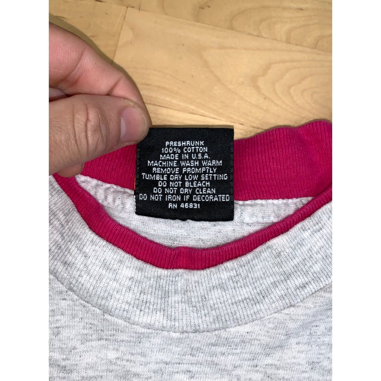 Doublet VINTAGE Signal Nature Shirt XL Gray 90s Unisex Adults Short Sleeve Crew Neck Graphic Print T-Shirt Size US XL / EU 56 / 4 - 2 Thumbnail
