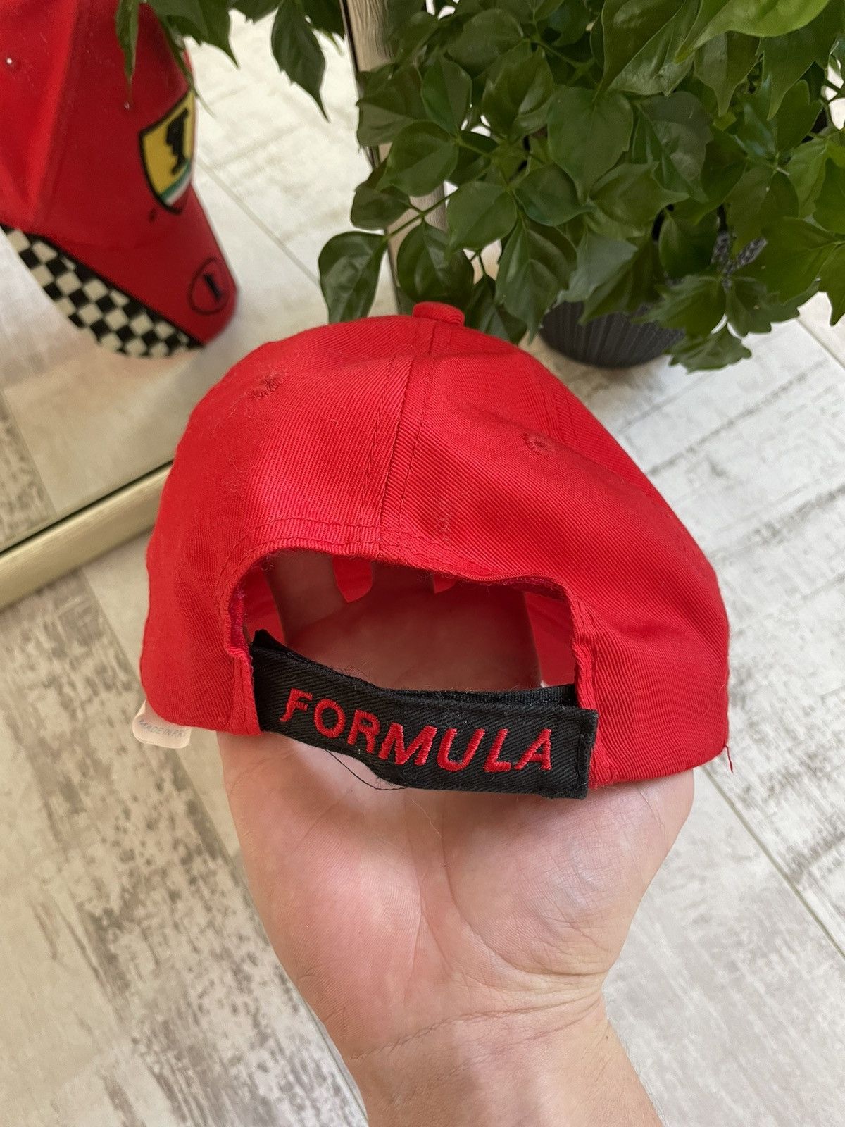 Formula 1 × Vintage Vintage Formula 1 Racing 90’s Hat Cap Ferrari Style Size ONE SIZE - 6 Thumbnail