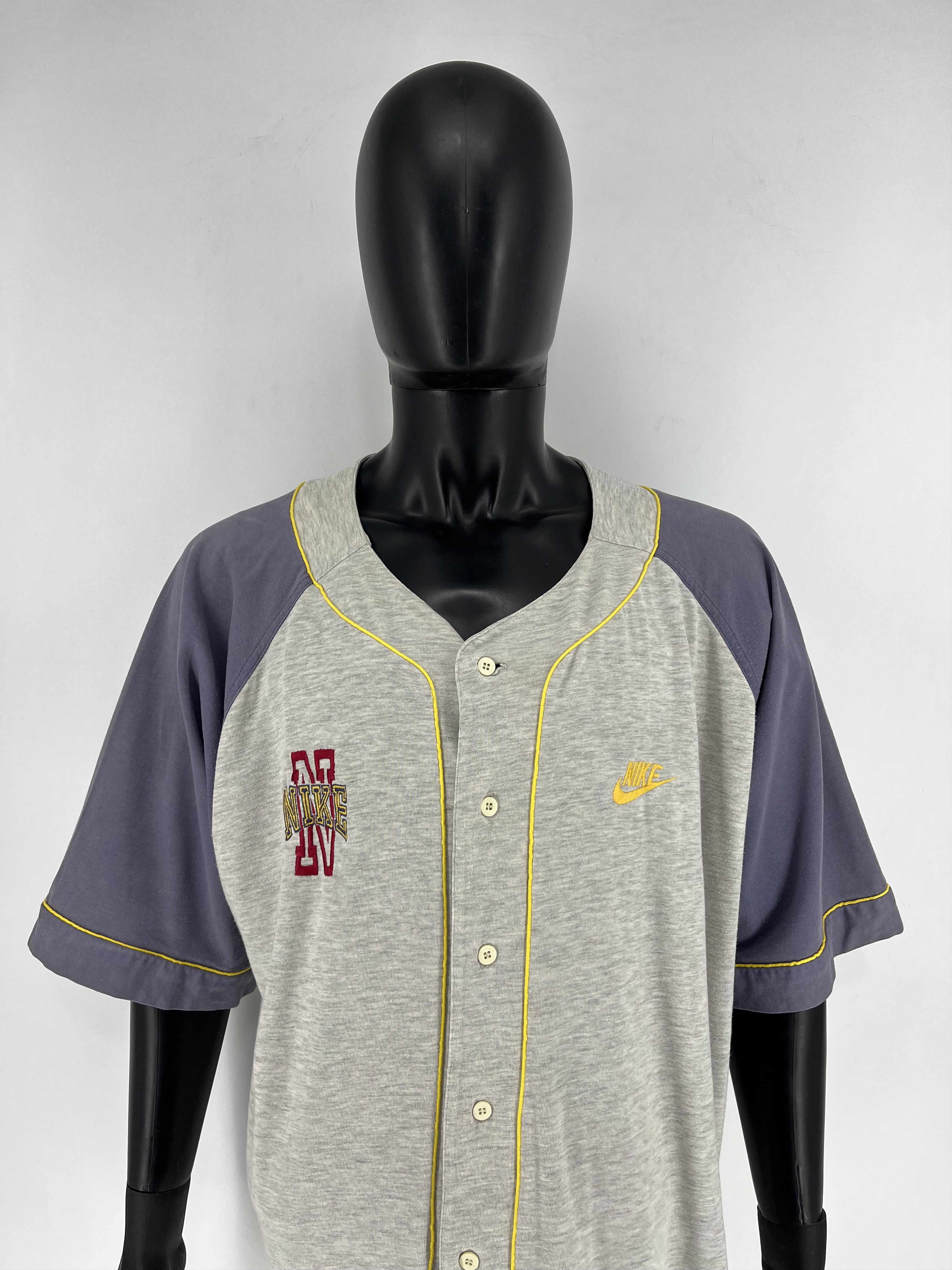 Nike Vintage Y2K Nike 90s Baseball Jersey Size US XXL / EU 58 / 5 - 1 Thumbnail