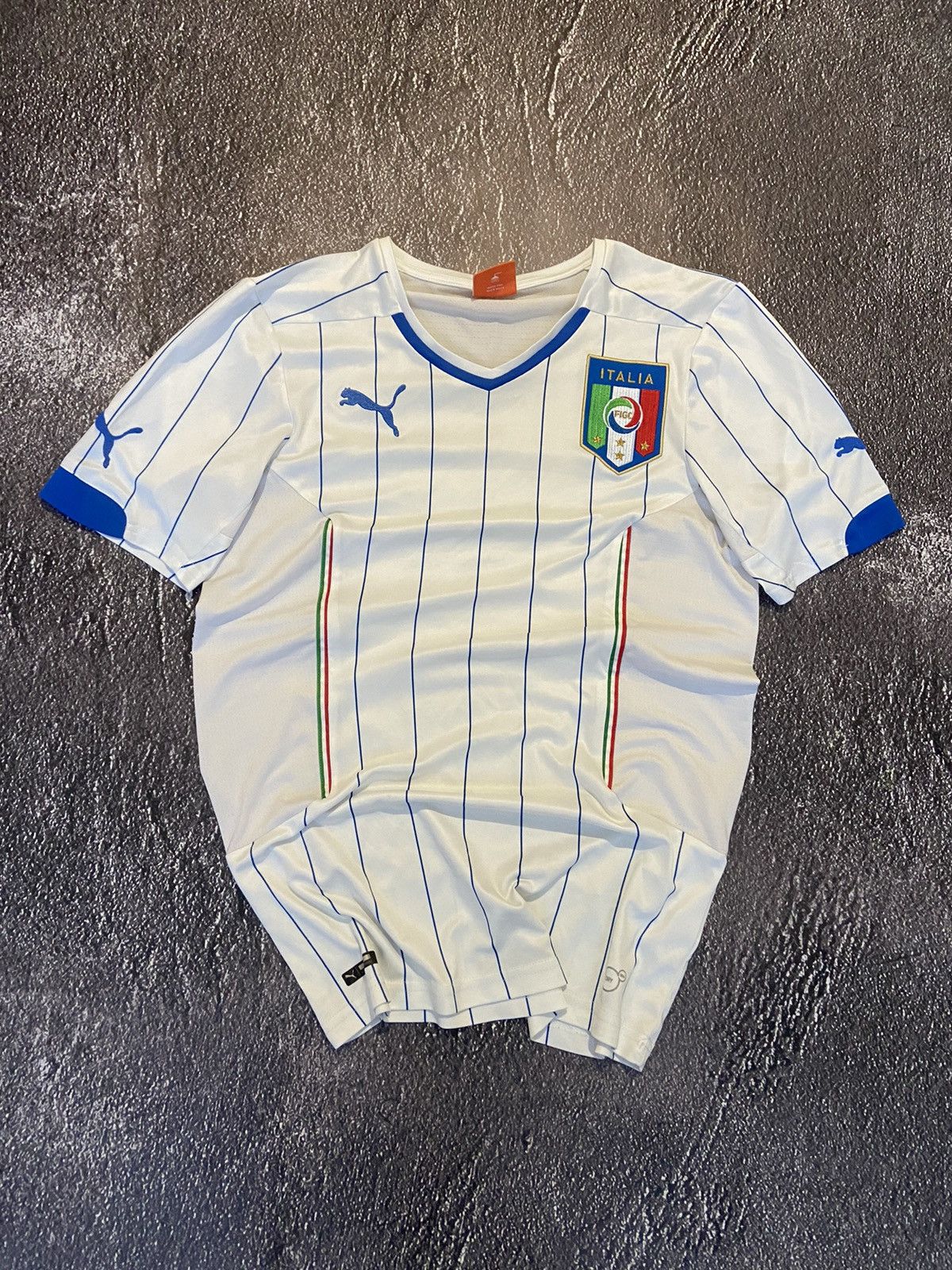 Pre-owned Puma X Soccer Jersey Puma Italy 2014-2015 Jersey In White