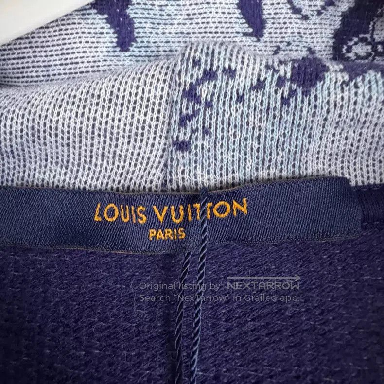Louis Vuitton Louis Vuitton Cashew full print knit hooded short sleeve Size US XL / EU 56 / 4 - 4 Thumbnail