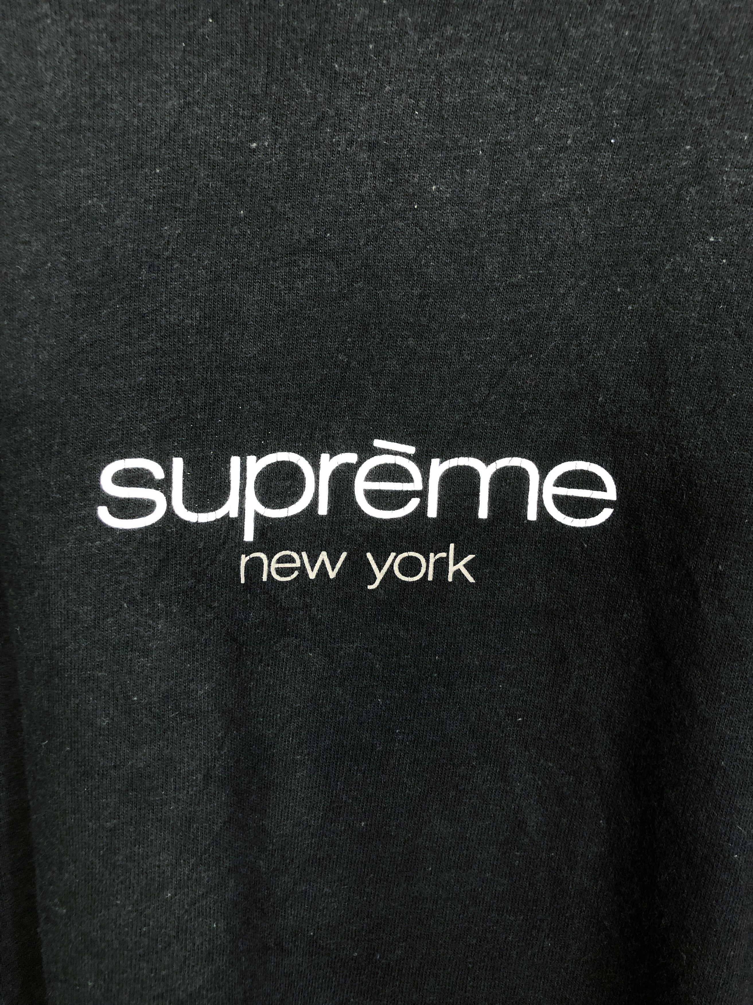 Supreme Rare Y2K Supreme New York Tee Made in USA Size US XL / EU 56 / 4 - 3 Thumbnail