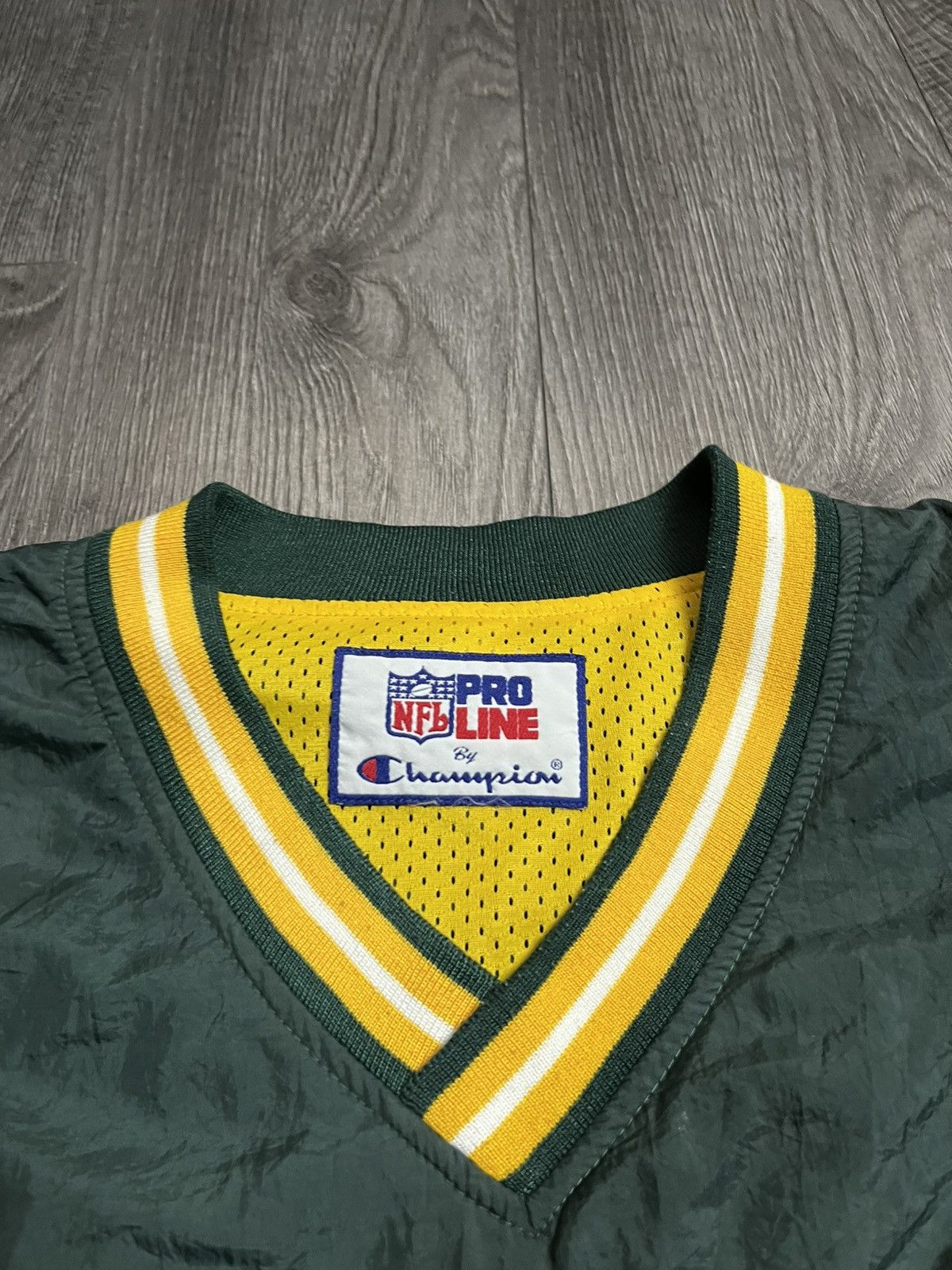 Champion Vintage 90s Champion Green Bay Packers Reversibl Windbreaker Size US L / EU 52-54 / 3 - 5 Thumbnail