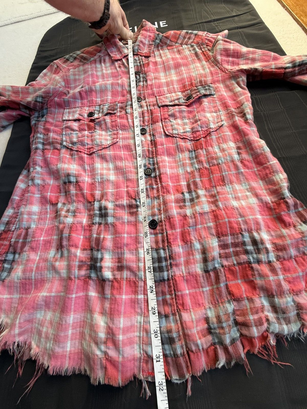 Saint Laurent Paris SS16 Holy Grail Saint Laurent Hedi Slimane raw hem flannel S Size US S / EU 44-46 / 1 - 9 Thumbnail