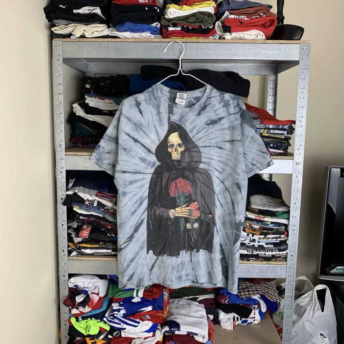 Rare! Archive Yeezus Grim Reaper 2014 Tour Tee Big Logo
