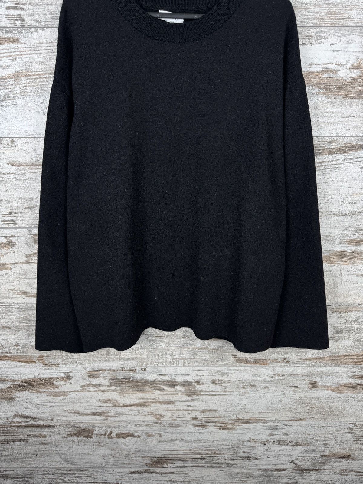 Reiss Mens Vintage Reiss wool sweater mohair knitwear black Size US L / EU 52-54 / 3 - 4 Thumbnail