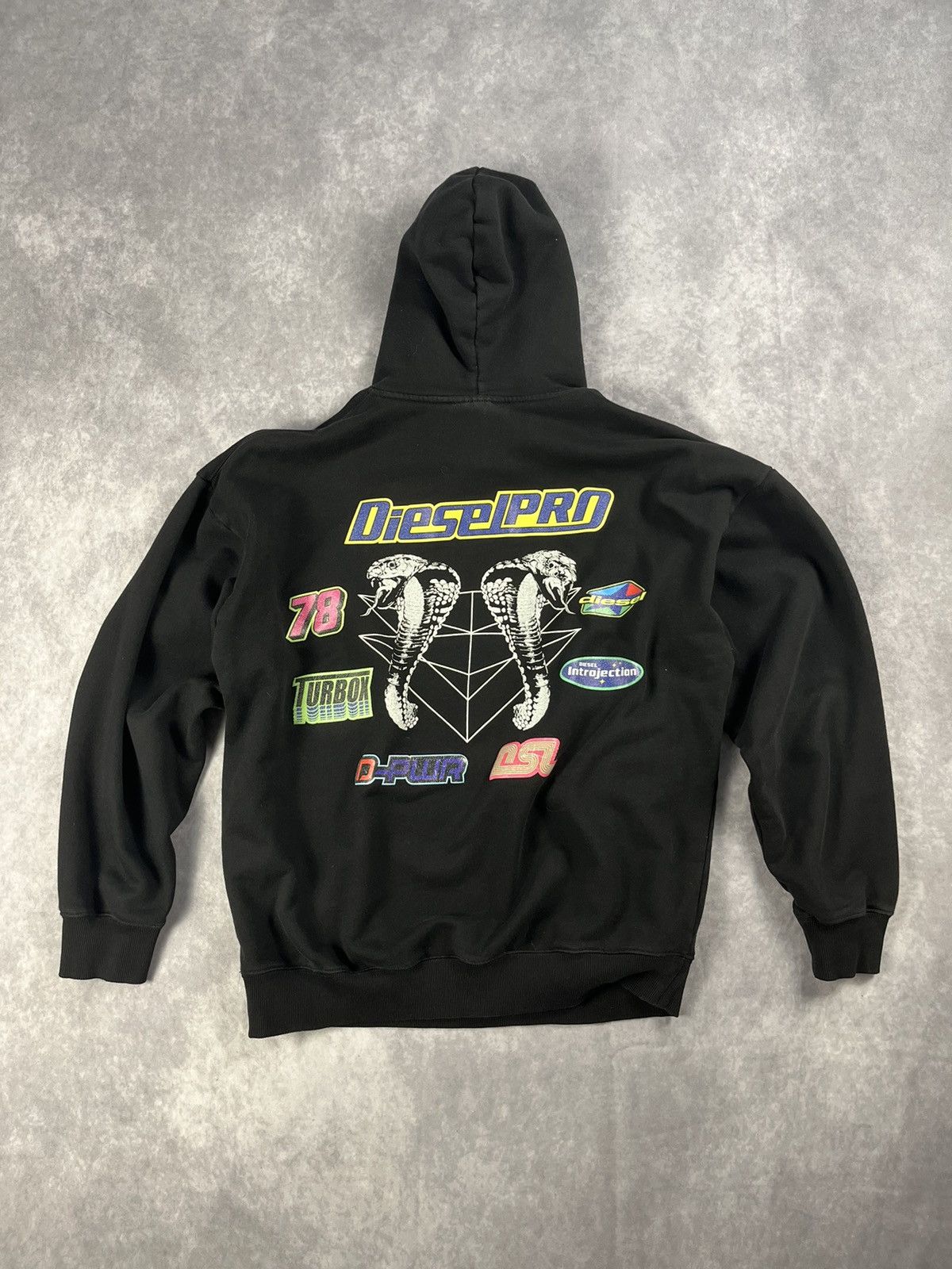 Diesel Diesel S-Ummer-E4 Hooded Sweatshirt M Size Size US M / EU 48-50 / 2 - 2 Thumbnail