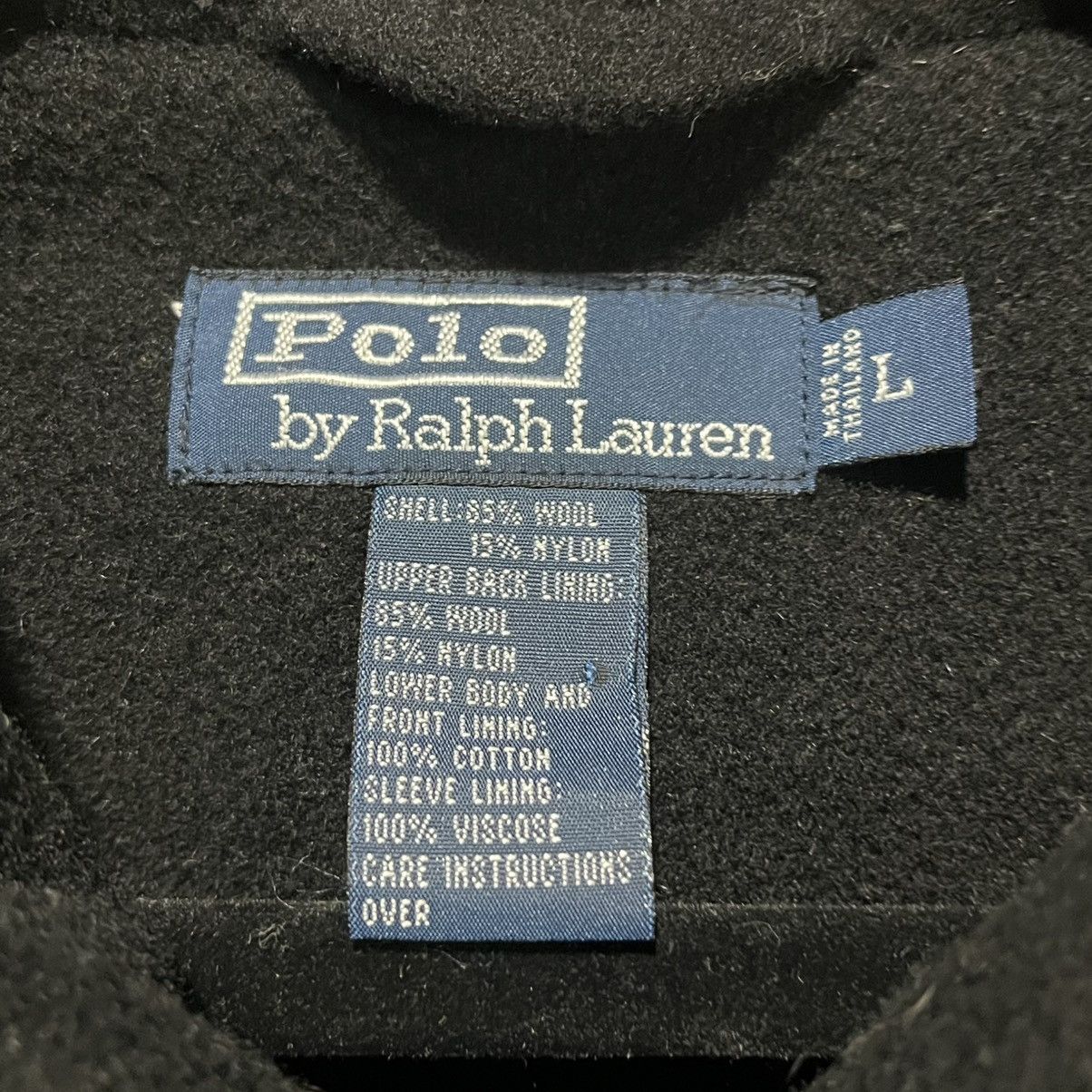 Polo Ralph Lauren Vintage Polo Ralph Lauren Wool Military Jacket Pea Coat Size US L / EU 52-54 / 3 - 6 Thumbnail