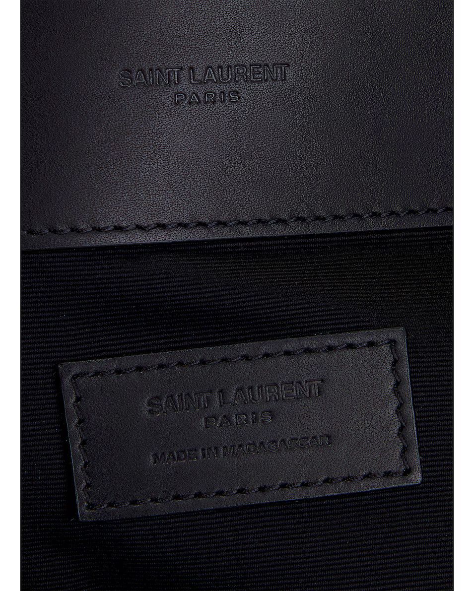 Saint Laurent Paris o1bcso1str0326 Size: OS/Raffia Medium Shopping Bag in Black Size ONE SIZE - 6 Thumbnail
