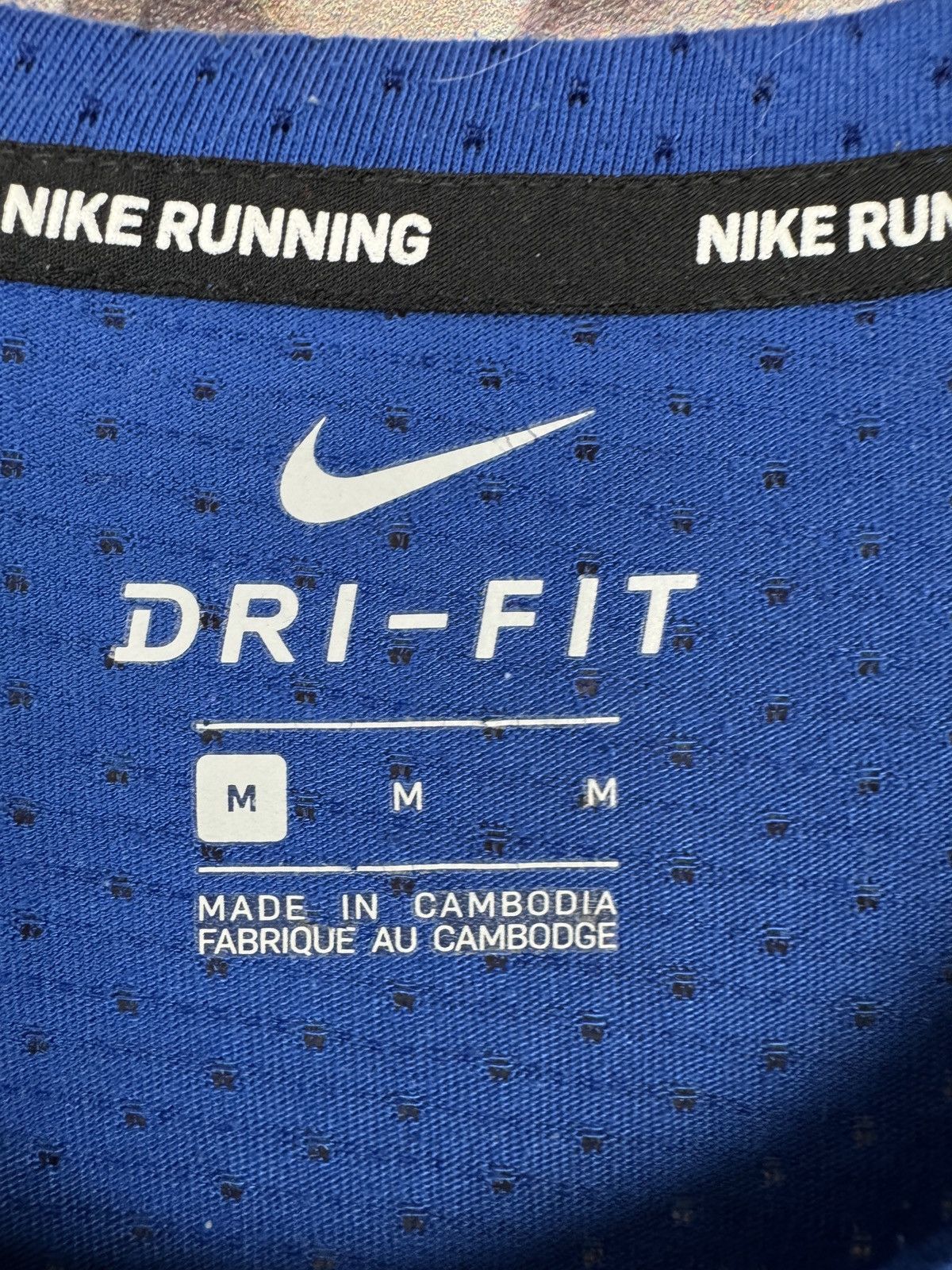 Nike Men’s Nike Running T-Shirt Blue Sportswear Size Medium Size US M / EU 48-50 / 2 - 5 Thumbnail