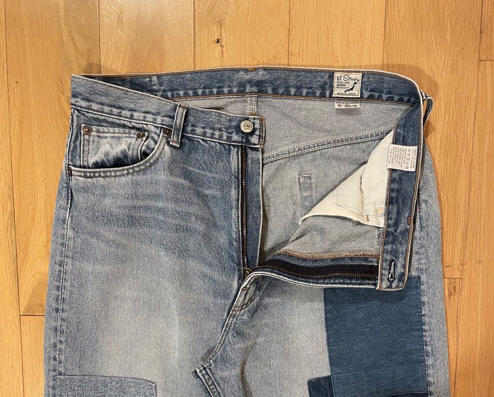 Orslow orSlow 101 Dad's Fit Denim Jeans Patchwork Size 4 (36") Size US 34 / EU 50 - 3 Thumbnail