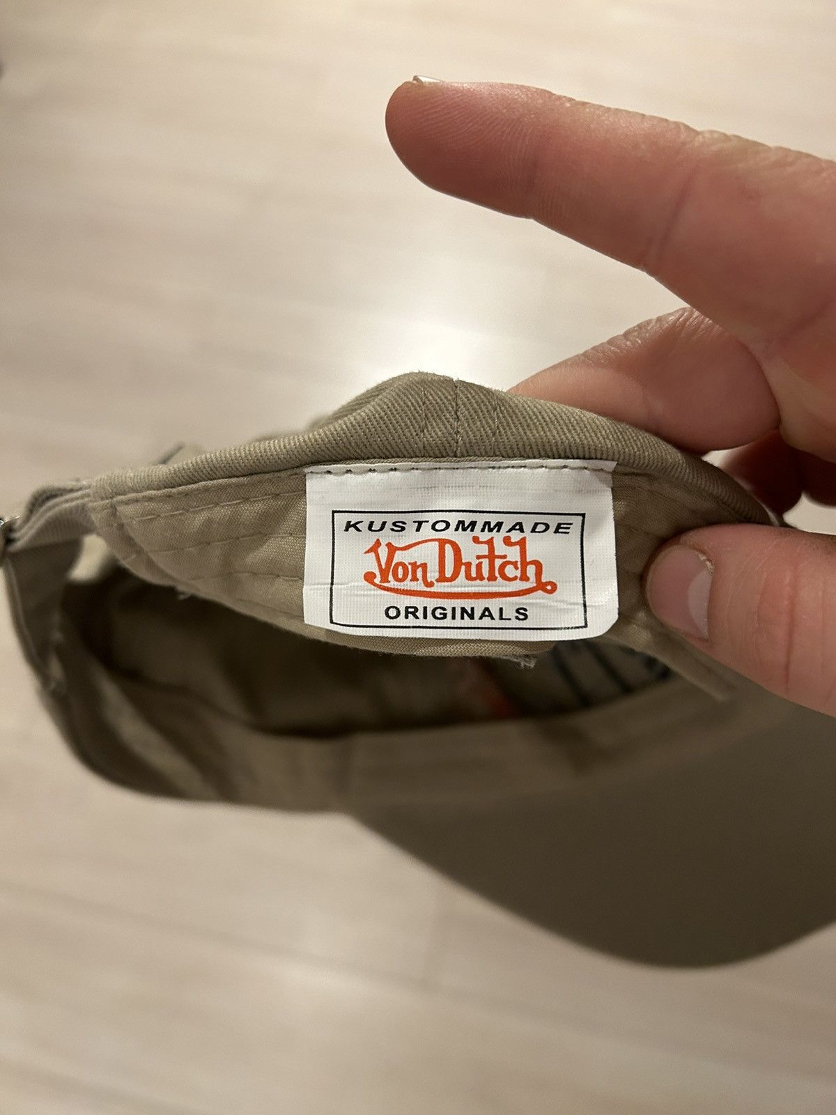 Christian Audigier × Vintage × Von Dutch VON DUTCH KUSTOM MADE EMBROIDERY CAP HAT Size ONE SIZE - 5 Thumbnail