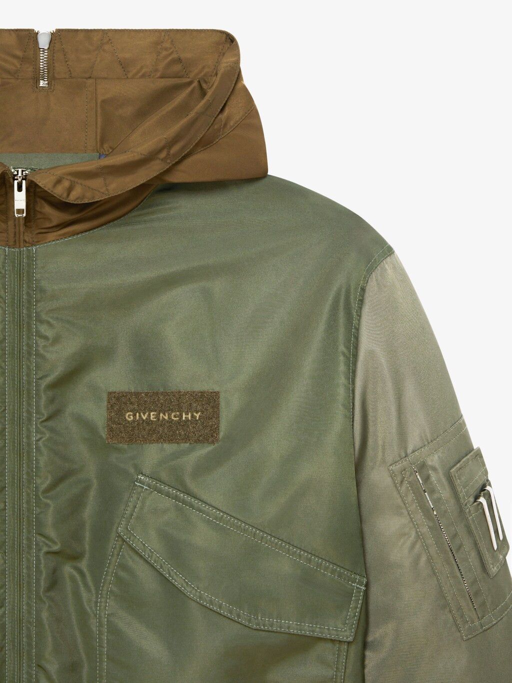 Givenchy o1w1db10525 Bomber in Green Size US M / EU 48-50 / 2 - 3 Thumbnail